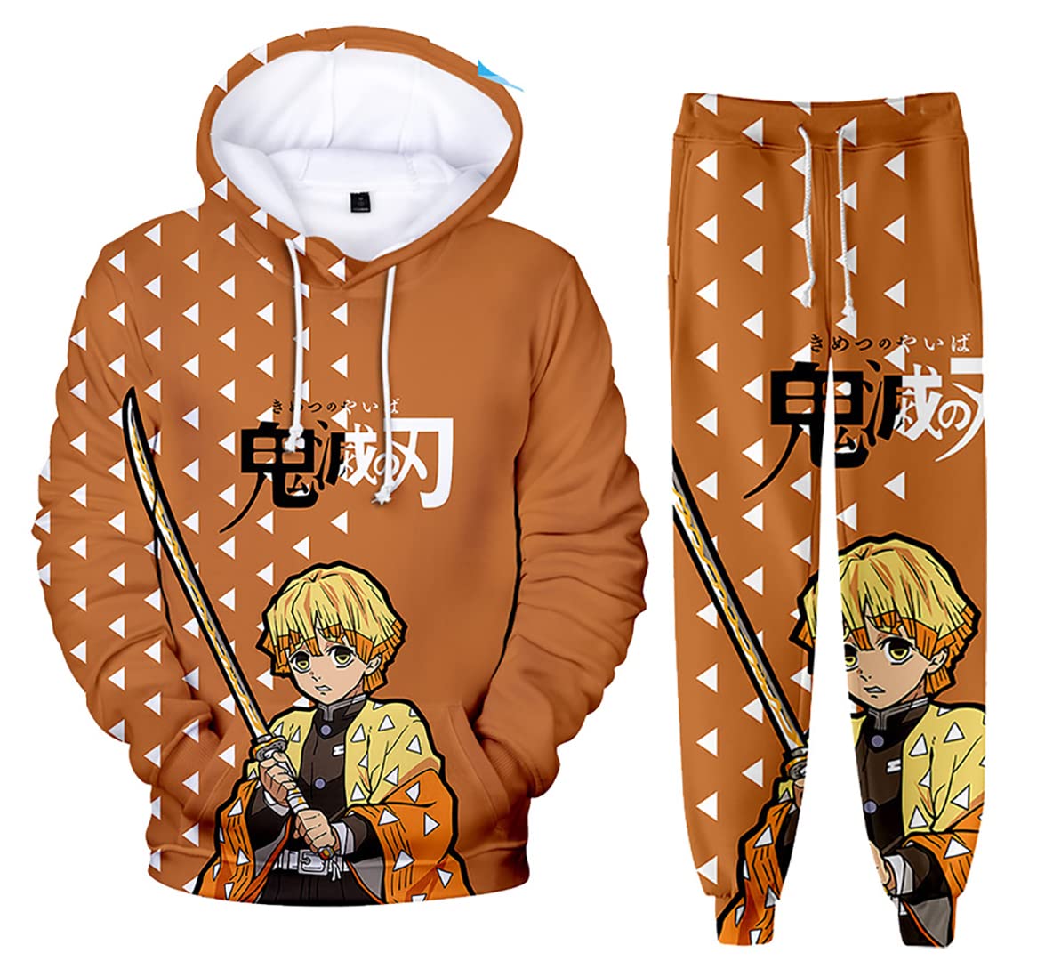 Ensemble Hoodie + Pantalon Anime Japonais Pour Hommes Et Femmes - Coupe Confortable, Tailles XXS à 4XL
