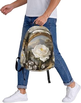 17 Inch Backpack Lightweight Travel Laptop Backpack Casual Daypack