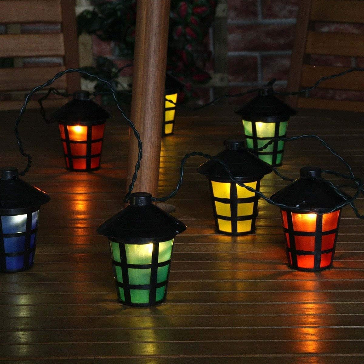 Lxcom Lighting E12 Bulb Red LED Color Candelabra Light Bulbs 1W LED Bulb 110V Transparent Night Light Bulb for Holiday Decoration Home Lighting, 8 Pack