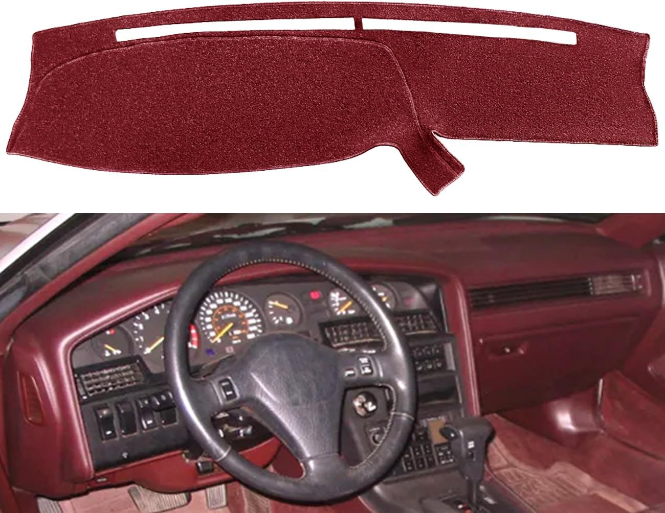 Dash Cover Mat Custom Fit for Toyota Supra Dashboard Cover Pad Carpet Protector F123 (Darkgray)