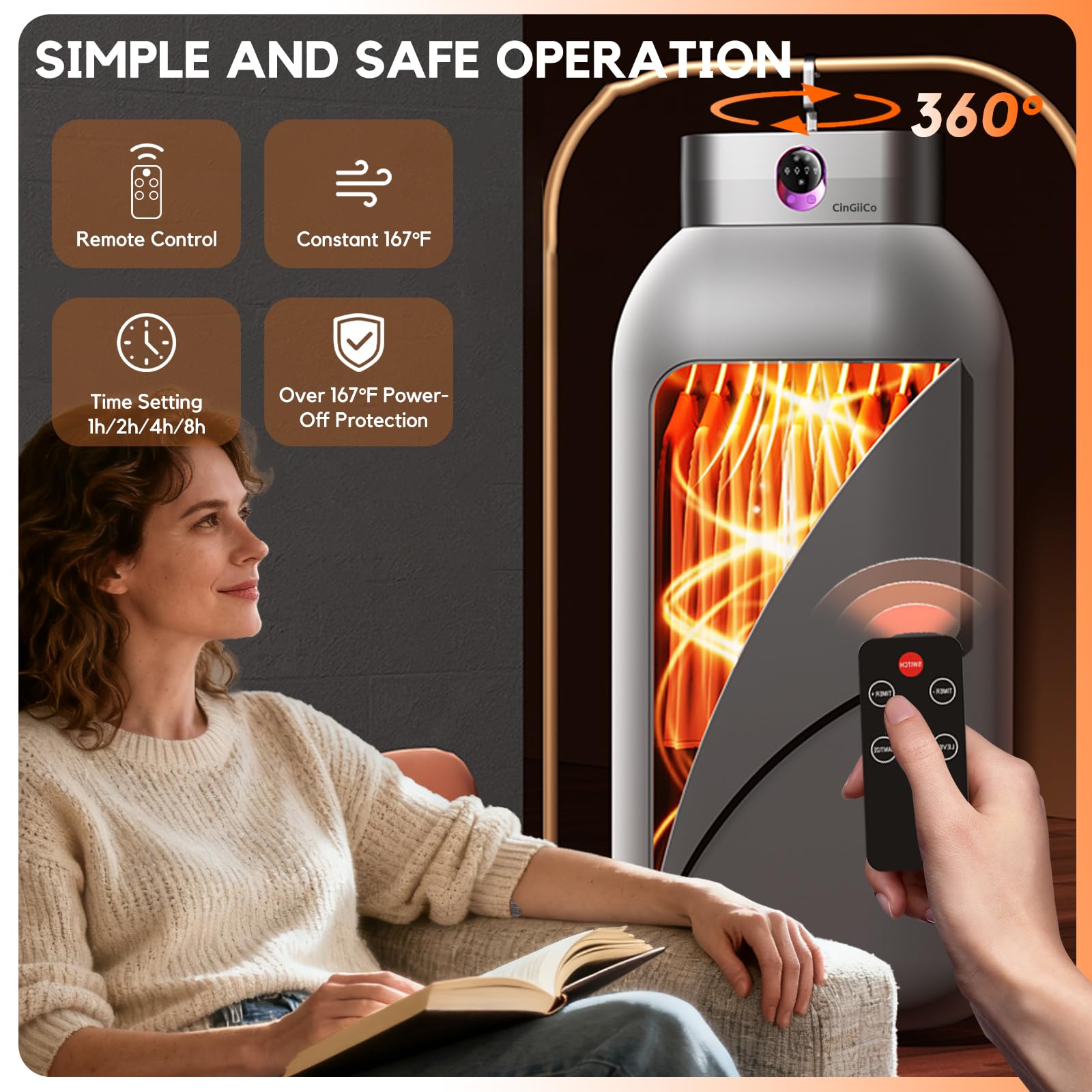 Amazon | CinGiiCo ポータブル衣類乾燥機 衣類乾燥機 9-12アイテム収納