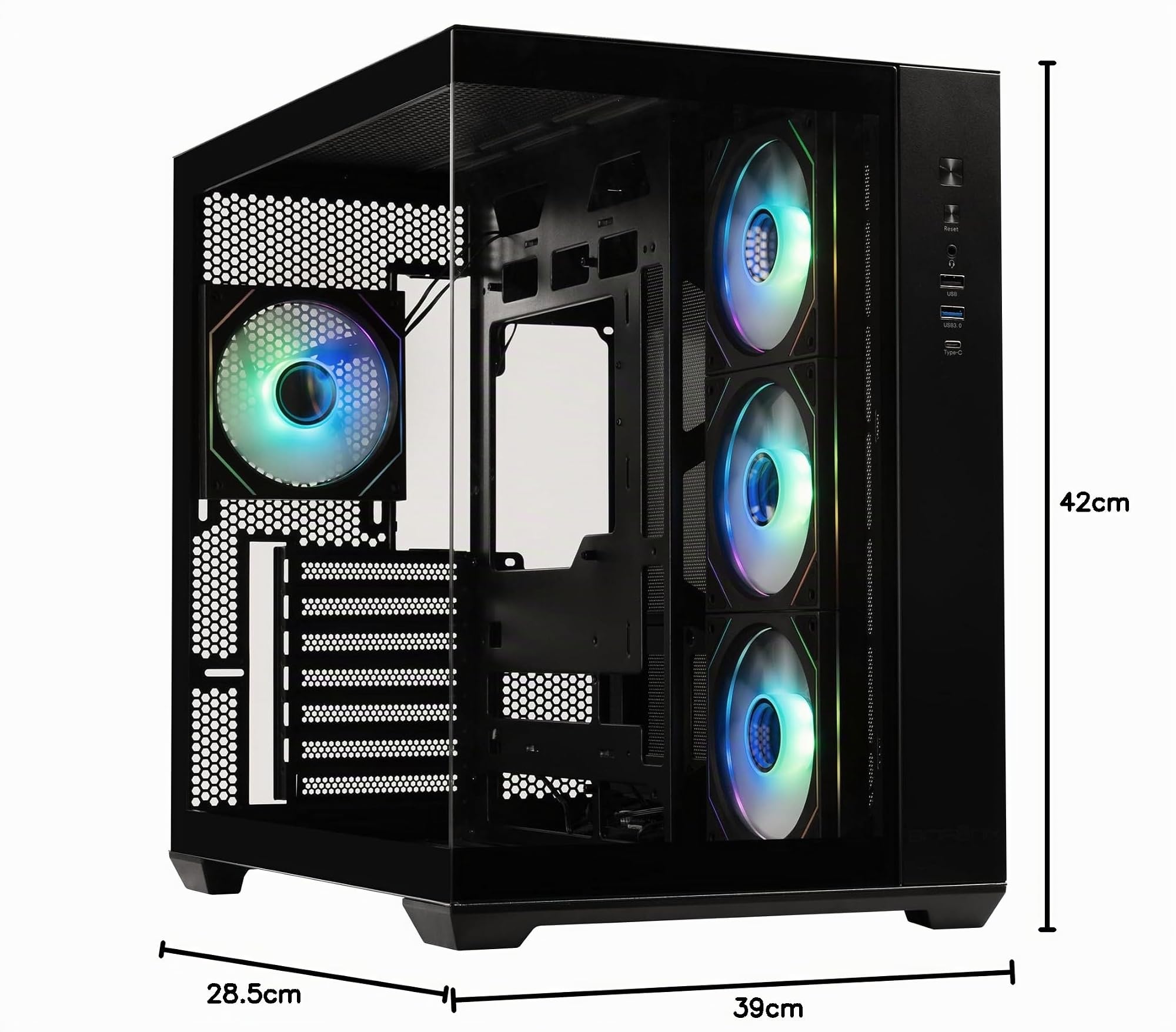Bitfenix Cube AL118 Case PC (nero)
