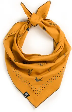White Moss Bandana – 100% Cotton Extra Soft Scarf Handkerchief for Men & Women