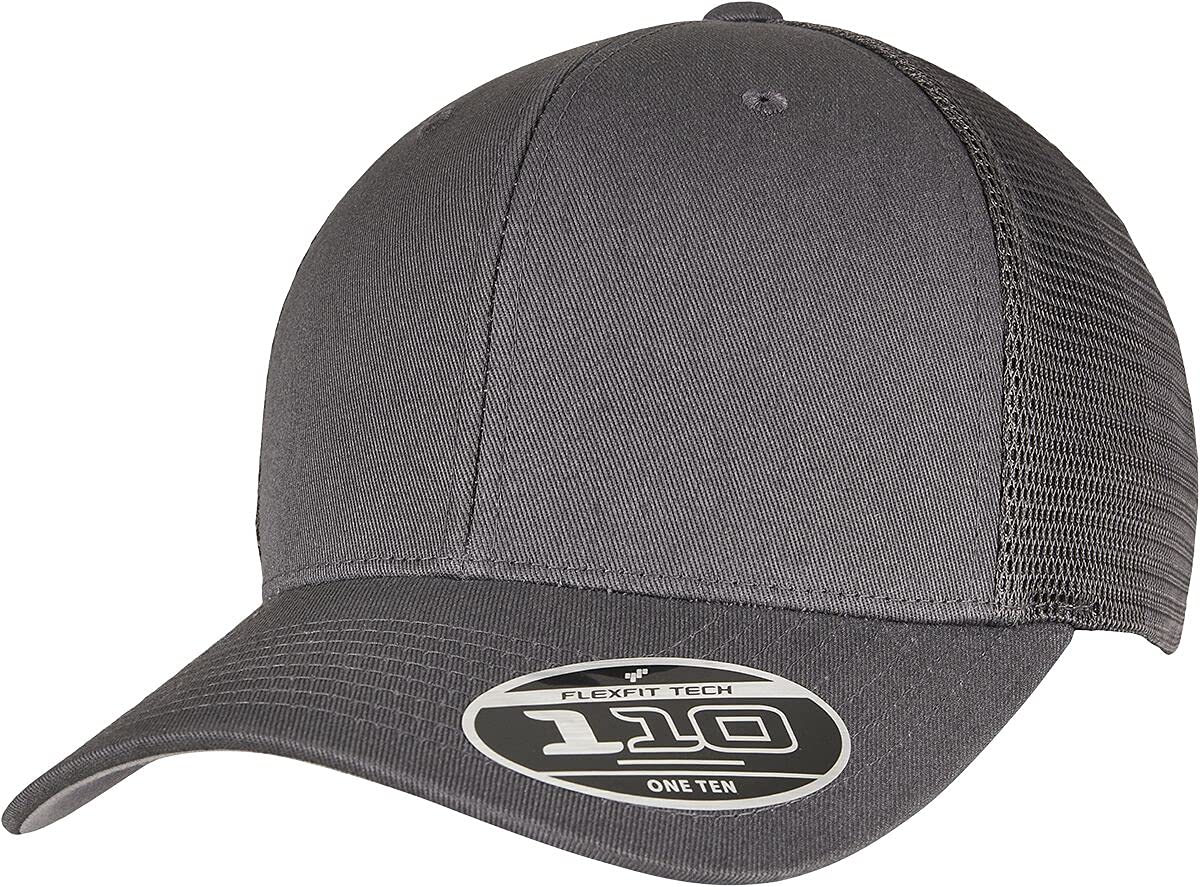 Flexfit Unisex 110 MESH Cap Baseballkappe, Charcoal, one Size