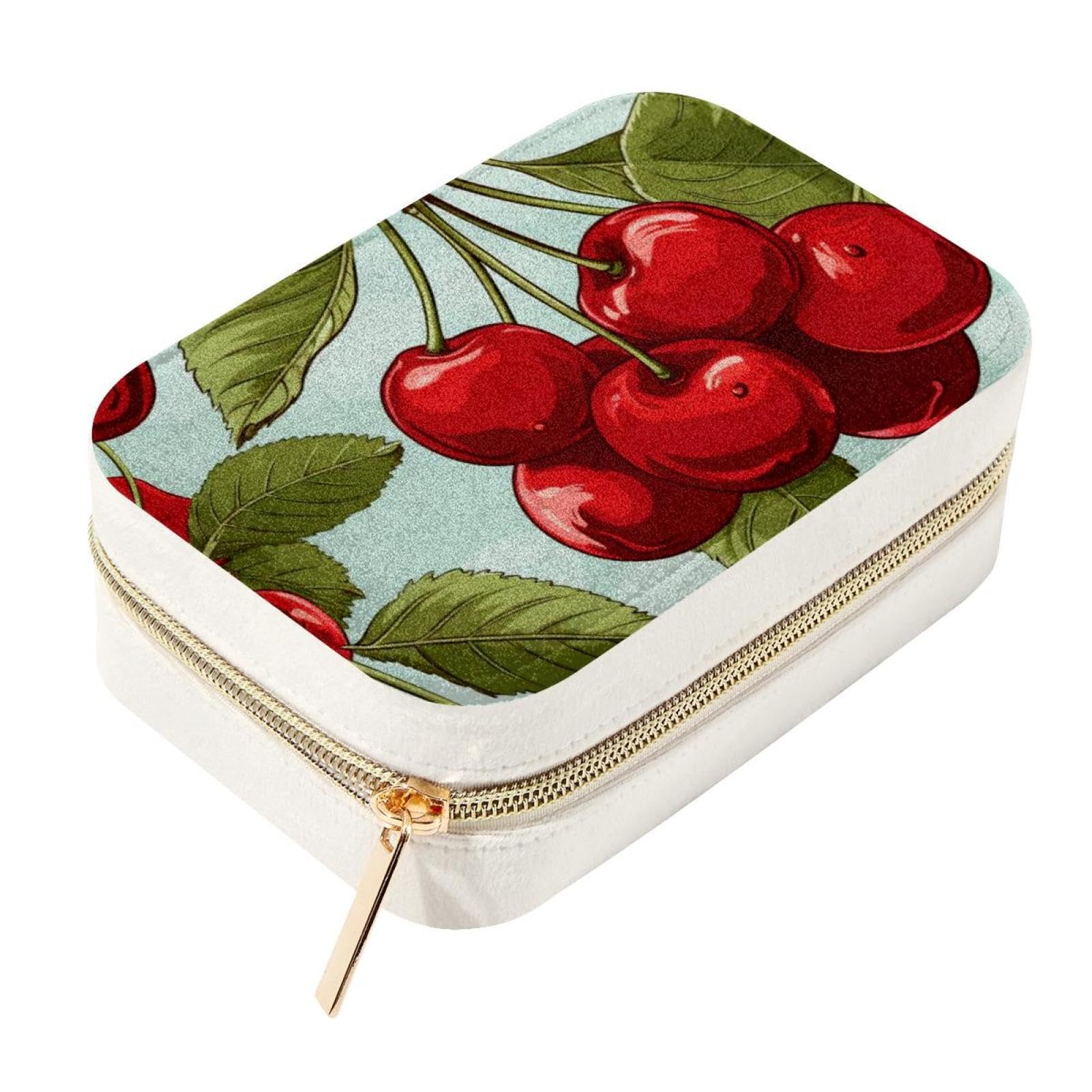Boîte à bijoux spacieuse pour femmes étui de rangement compact en velours