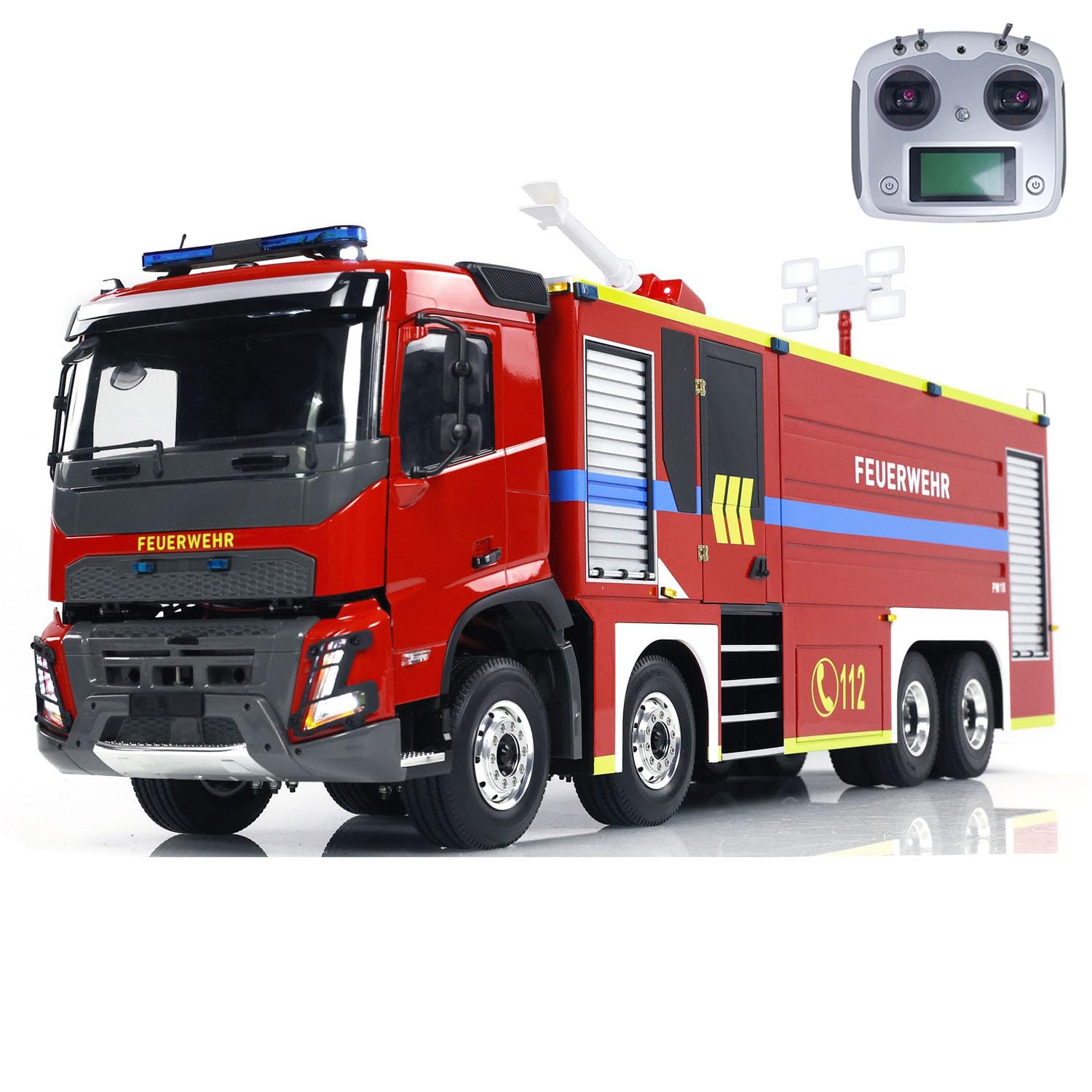 ホビーラジコン 1/18 BIG R/C FIRE ENGINE 1:18 BIG R/C FIRE ENGINEラジコン Amazon.com: Liberty Imports RC