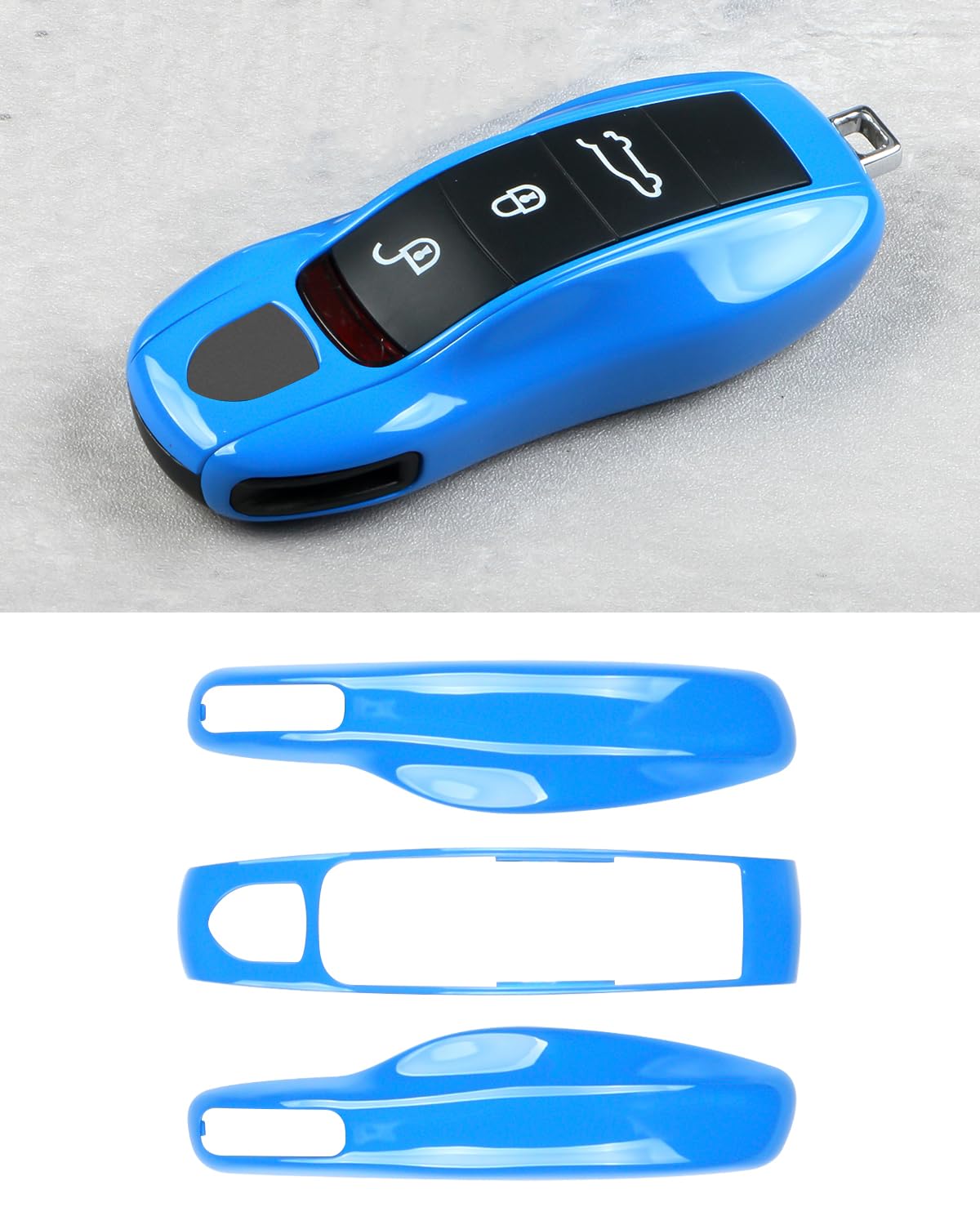 Coque de clé Porsche Cayenne pour protéger votre télécommande en voyage - 8