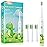 Kids Electric Toothbrush Rechargeable Age 3-5-6-12-18 Year Old, Dinosaur Toothbrush for Kids with Timer 3 Modes 4 Vibrating Heads Habit Stickers 31000VPM Boys Electric Toothbrush (Dinosaur White)