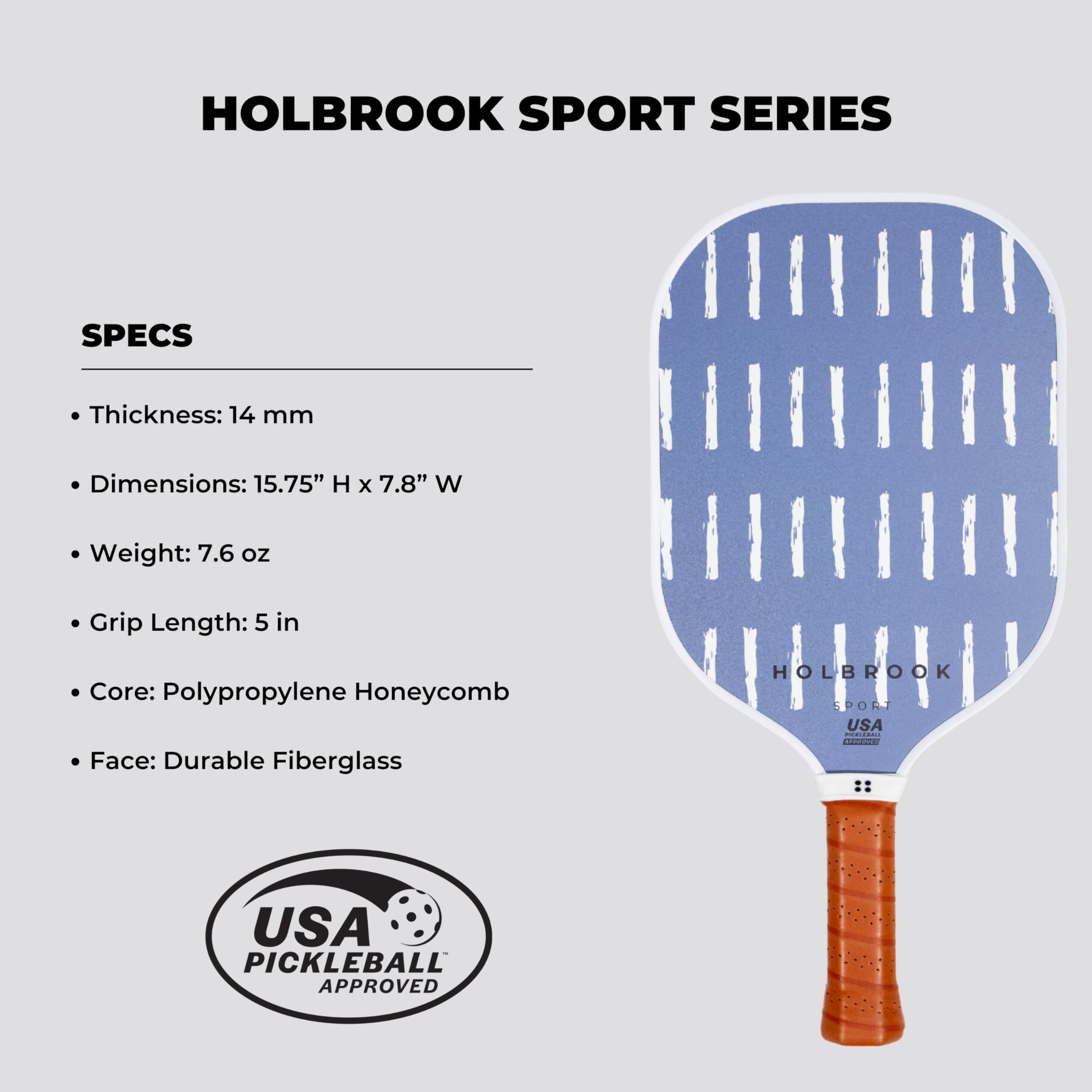 ピックルボールパドル　HOLBROOK Amazon.co.jp: Holbrook ピックルボールパドル - スポーツシリーズ