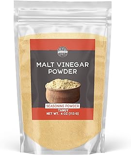 Birch & Meadow Malt Vinegar Powder, Tangy & Sweet Flavor, Dissolves Easily (4 Ounce)