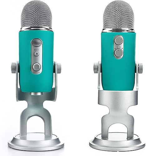 Miniatura 4 de YOUSHARES Blue Yeti Protector - Funda de silicona de protección completa para micrófono Yeti y Yeti Pro (verde jade)