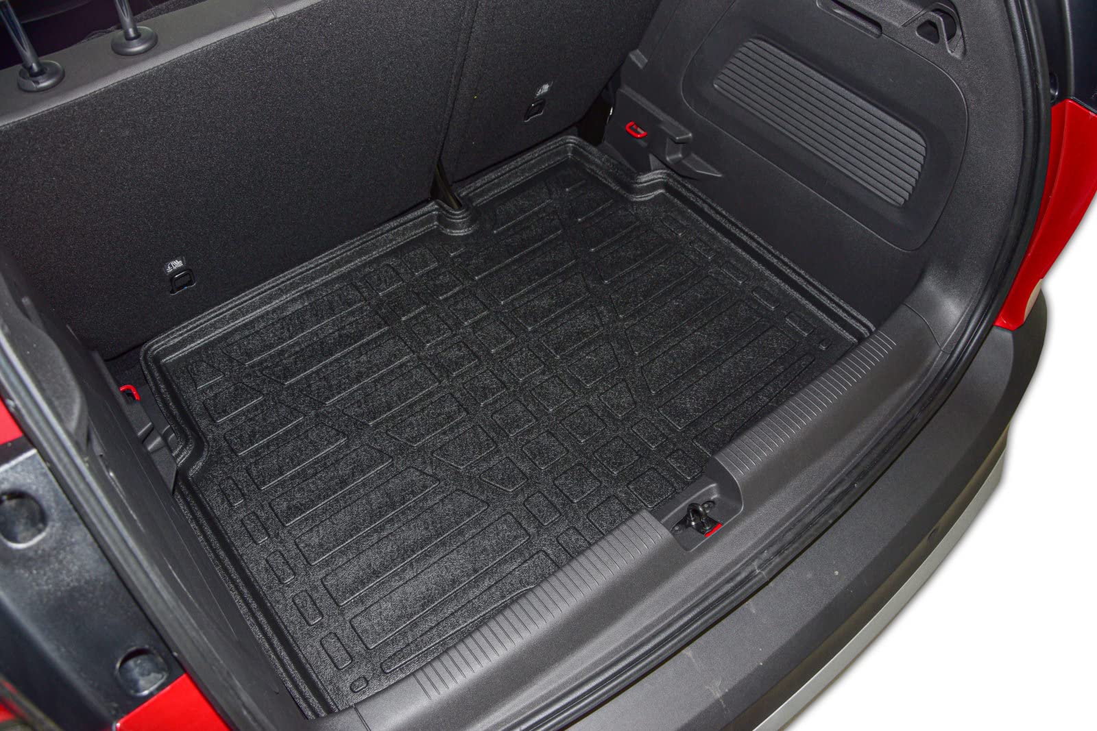 Accesorios Peugeot 3008 Bandeja Para Maletero SCOUTT Para Peugeot 3008 (2017+) - Protector Con Borde Alto, Enrollable Y Ajustada Bandeja Maletero Peugeot 3008