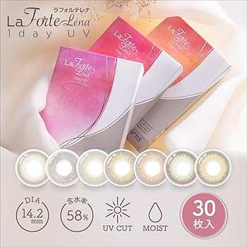 Amazon | LaFORTE Lena 1day UV (ラフォルテ レナ ワンデーUV) 30枚入