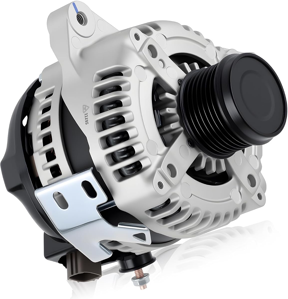 Alternador de coche 11195 apto para Toyota Camry 2007-2009, Corolla 09-10, Matrix 09-13, Pontiac Vibe 09-10, Scion xB 08-13 L4 2.4L Alternadores de repuesto para automóviles 88975511,1042104881 100A