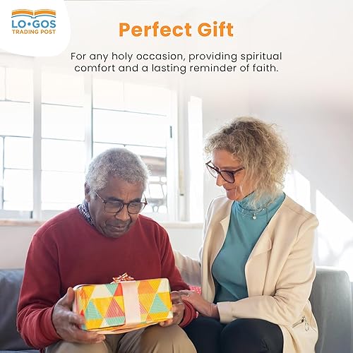 Miniatura 7 de Cruz de mano certificada de madera de olivo de la Tierra Santa de Israel. Pequeña, bolsa de terciopelo, folleto de meditación, marcador de oración