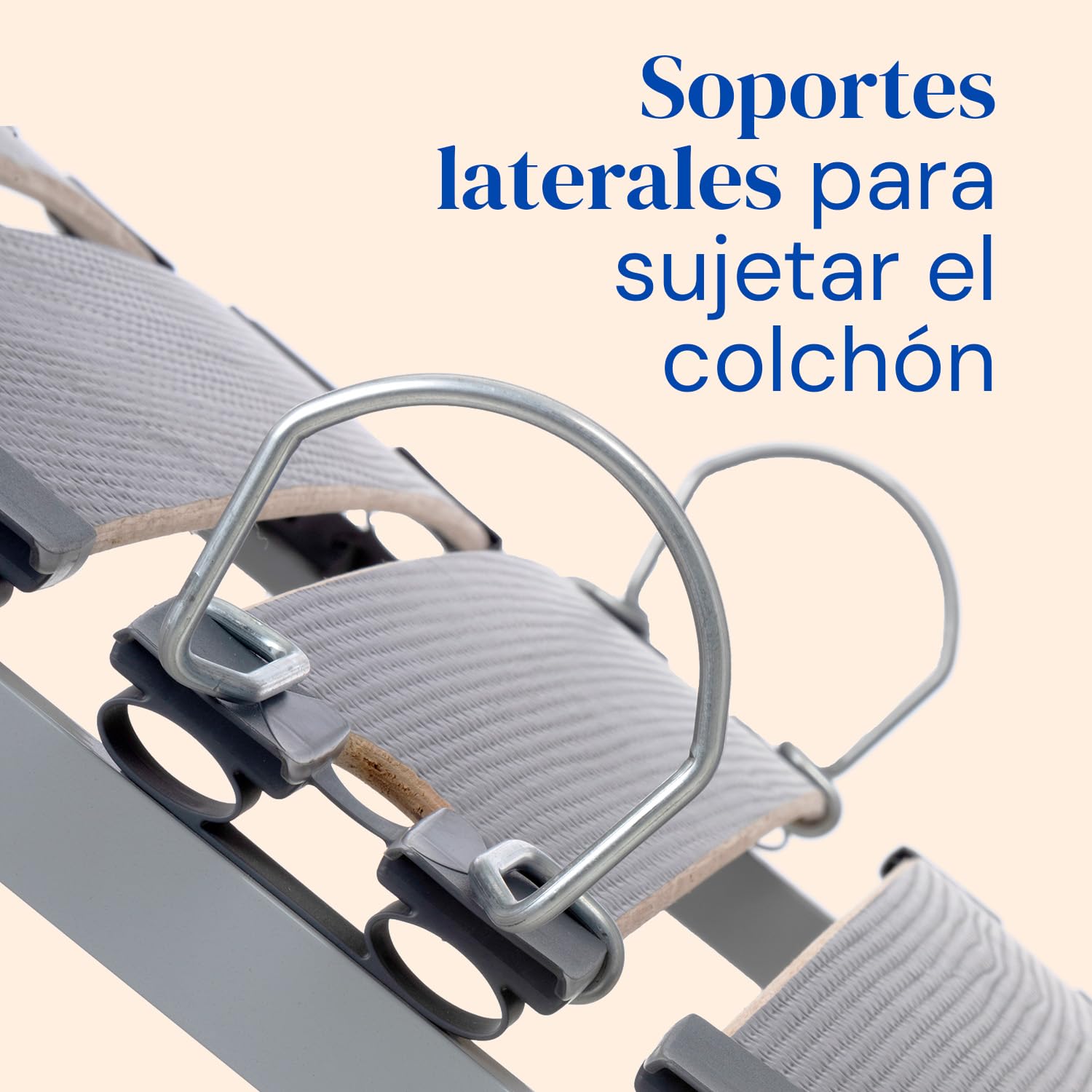 Geriafy Cama articulada con colchón Cotton V6 Remote 105x190 cm | Mando inalámbrico, colchón de 20 cm, funda de algodón, estructura reforzada