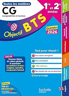 Objectif BTS CG (1re et 2e années) - Toutes les épreuves, examen 2026