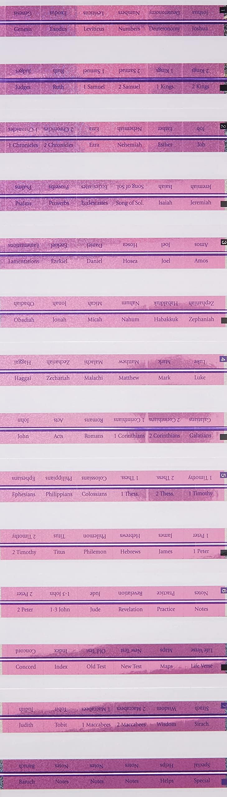 Princess Bible Tabs (Majestic™ Bible)