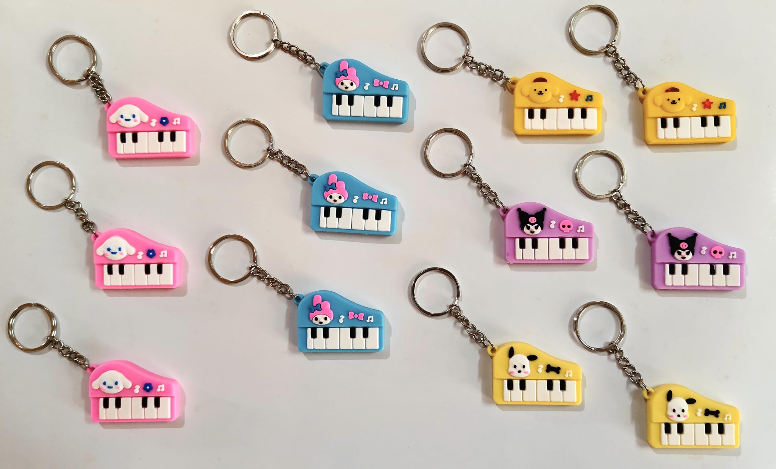 Pack of 6 Pcs | Premium Mini Piano keychain Model Key Chain | Return Gifts for Birthday, Return Gifts for Kids, Birthday Gift for Kids, Key Chain, Return Gifts for Girls, Silicon Soft Rubber Keychain-picture-37
