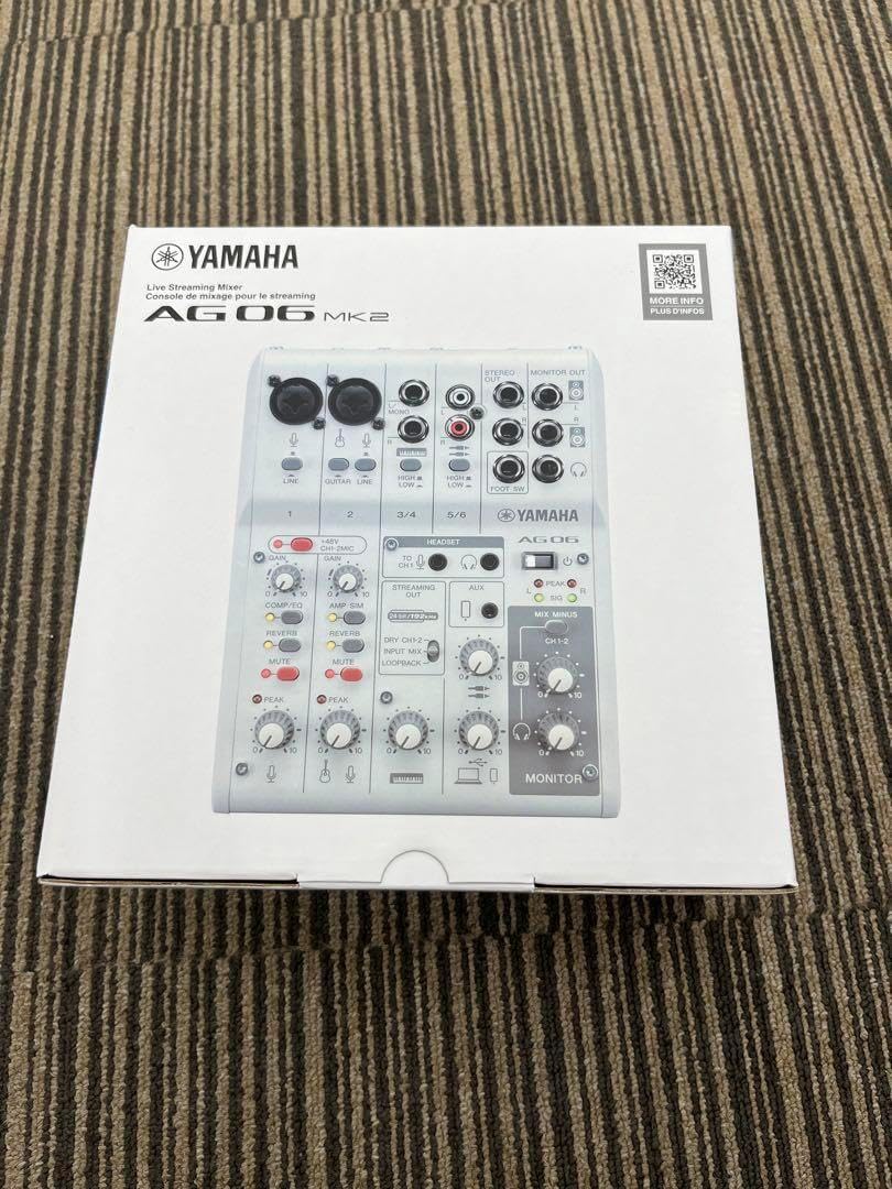 YAMAHA AG06 MK2 ホワイト　新品　保証つき YAMAHA AG06 Mk2 ホワイト（新品）【楽器検索デジマート】