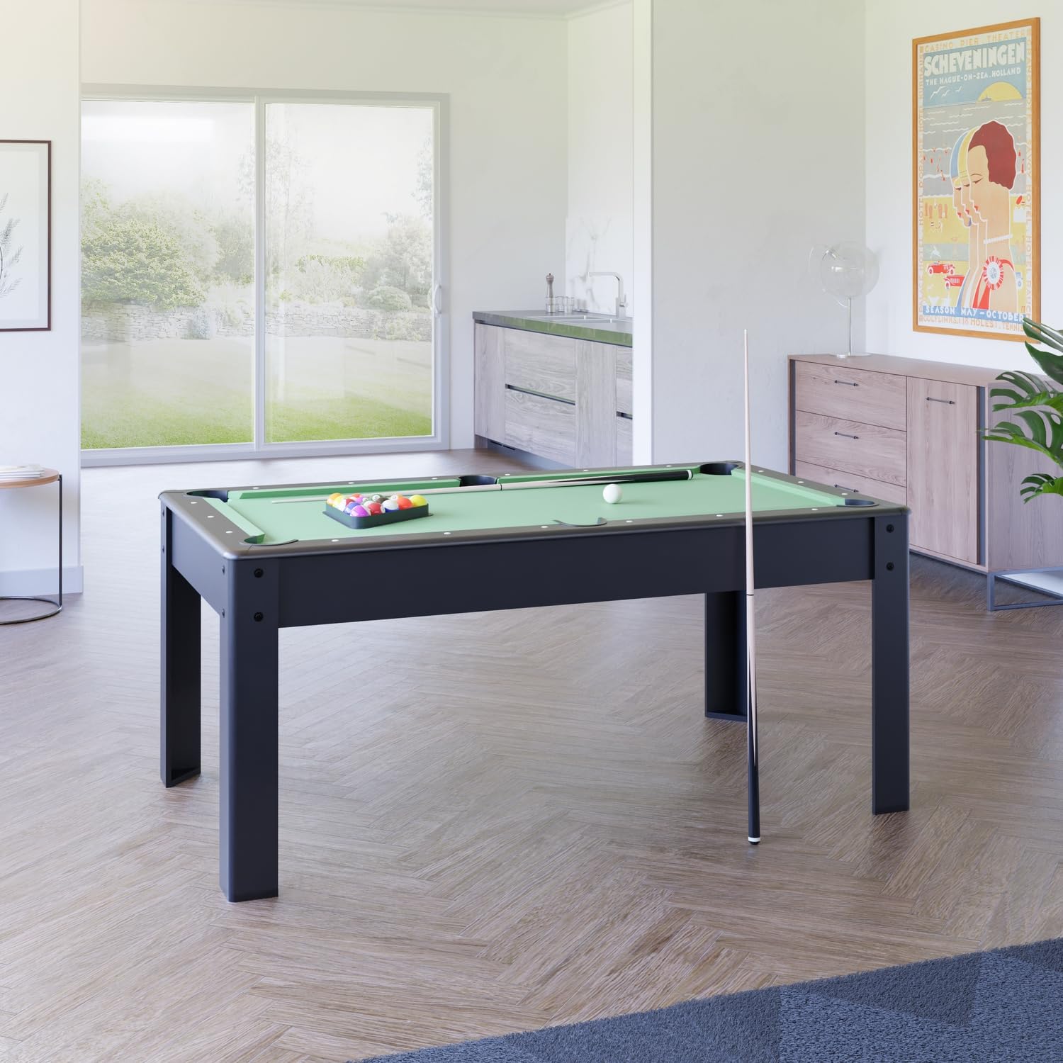 Billar Convertible Alliance 183 x 102 cm con Accesorios