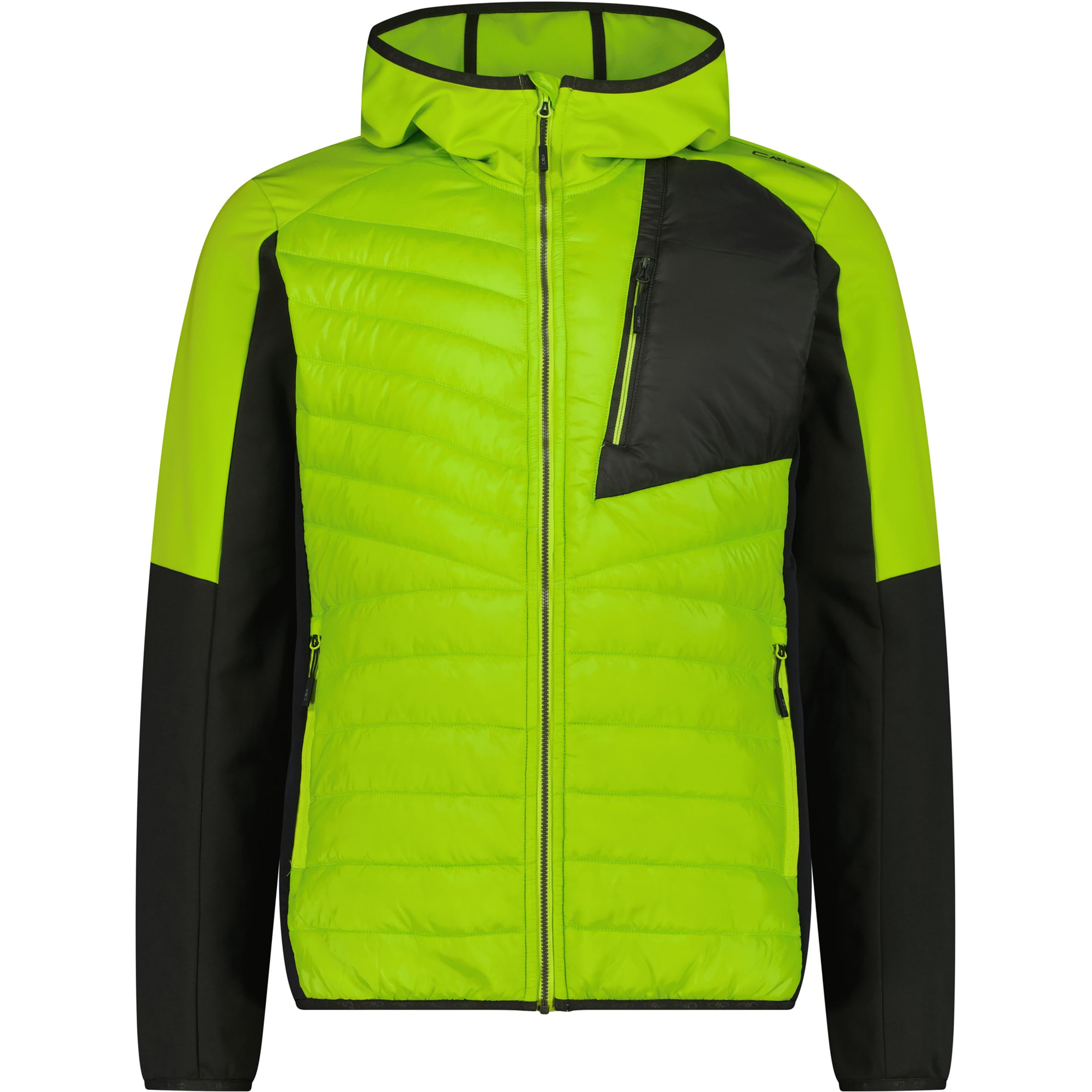 CMP Herren Hybrid Hoodie Jacke, mela, 4XL