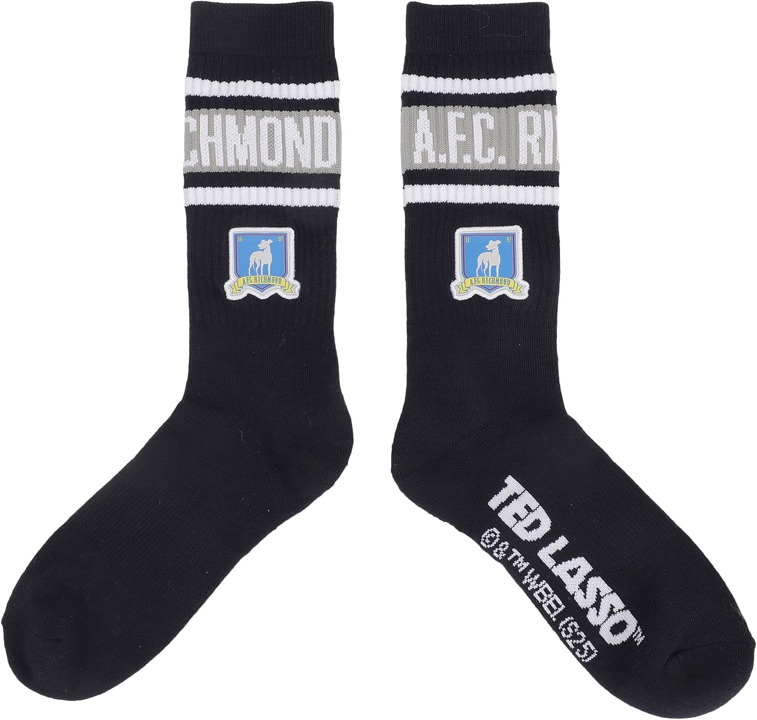 Bioworld Ted Lasso AFC Richmond Mens Athletic Crew Sock - Image 4