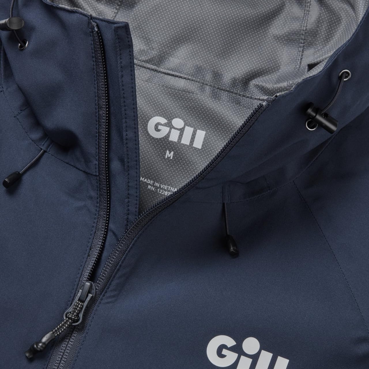 Gill Voyager Rain Jacket - Lightweight, Breathable, Windproof & Waterproof (Navy, XL)