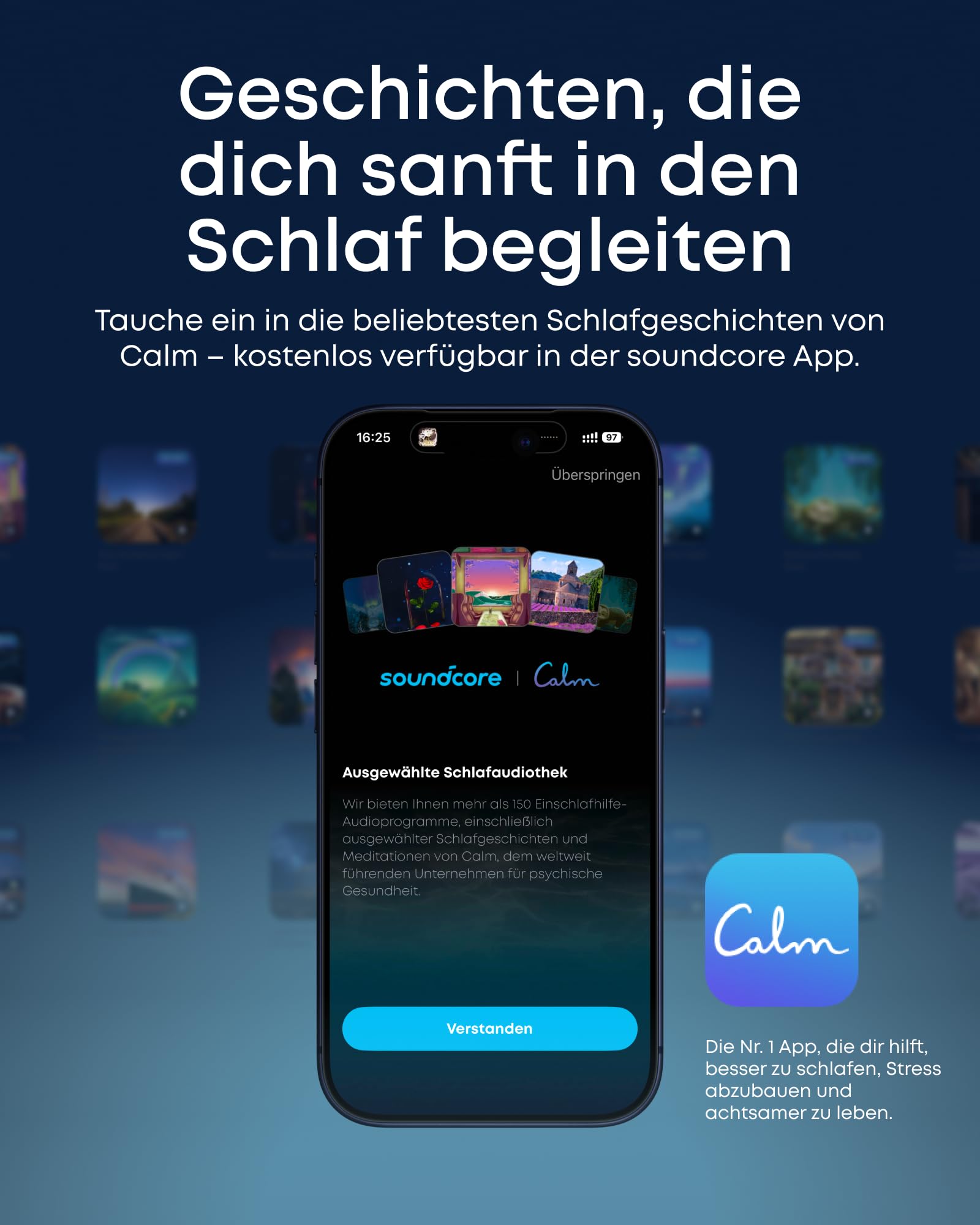 soundcore Sleep A30 von Anker, Schlafkopfhörer, Geräuschmaskierung, Bluetooth-Kopfhörer, adaptives Schnarchmaskierungssystem, Ultra-komfortabel für Seitenschläfer, 45h Akku