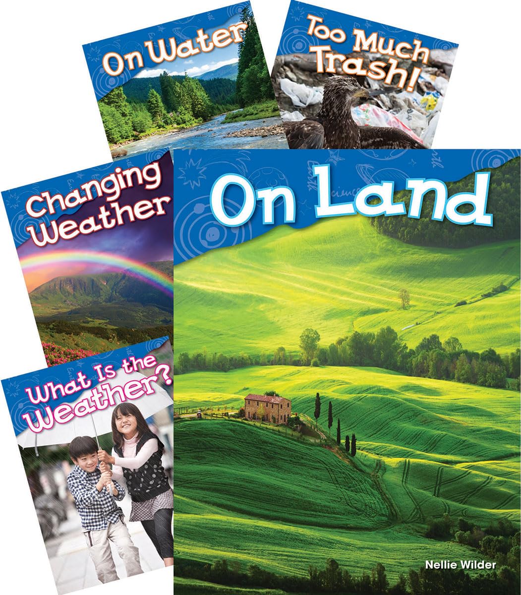 Teacher Created Materials - Science Readers: Earth and Space Science - 5 Book Set - Grade K - Guided Reading Level A