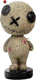Voodoo Doll Shaking Head Doll,Auto Interior Decorations Resin Curse Doll Car Dashboard Decoration - Resin Curse Doll Car Shaking Head Decoration for Home Shop Car Dashboard Decor