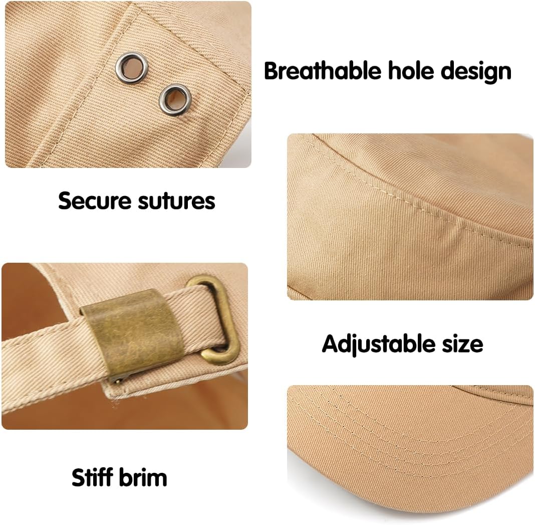 Men's Military Cadet Hat Flat Top Newsboy Cap - Image 3