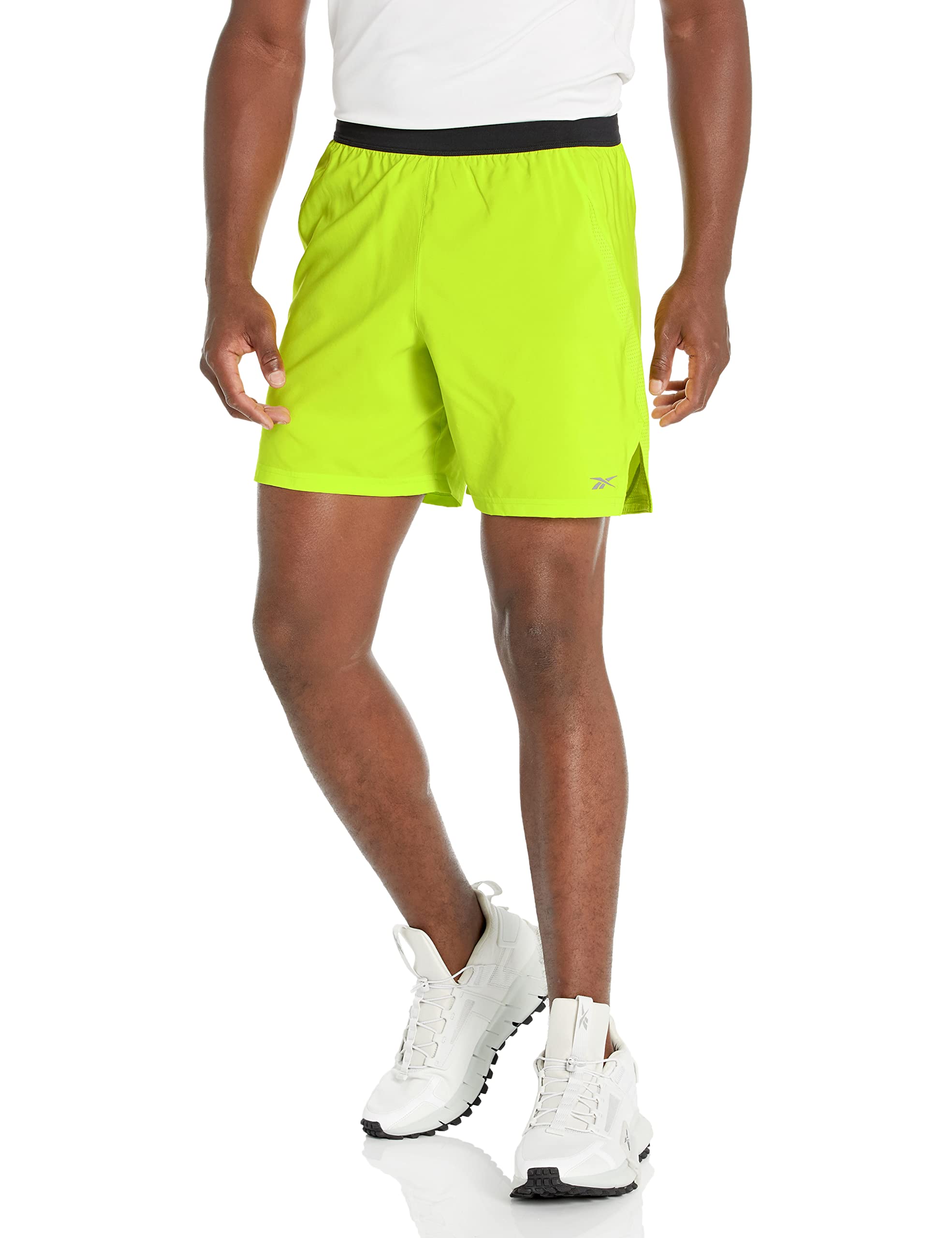 Reebok Pantalones Cortos de Correr Tejidos Hombre