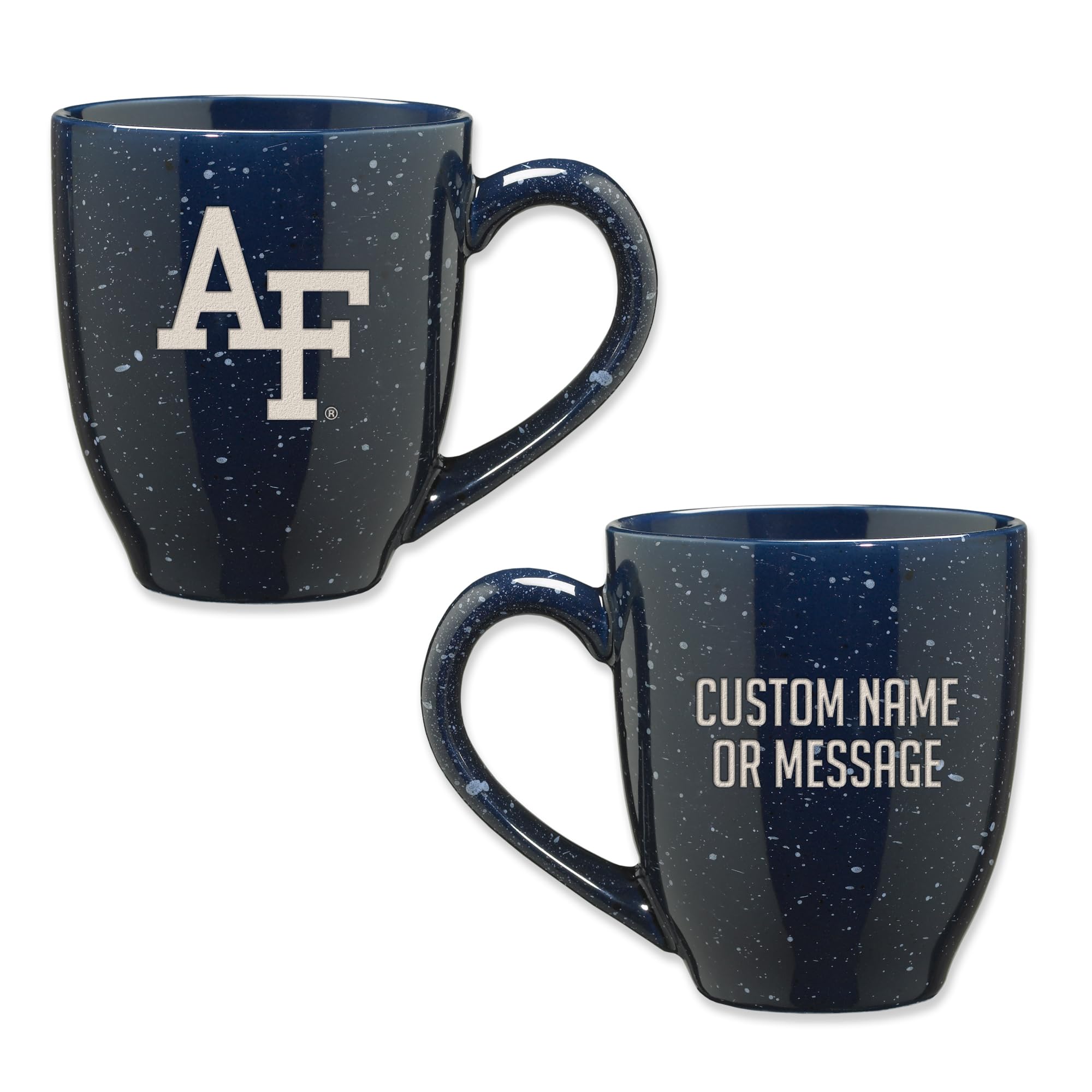 Amazon.com: Rico Industries NCAA Air Force Academy Falcons - AF Navy Blue  Personalized 16 oz Team Color Laser Engraved Speckled Ceramic Coffee Mug :  Sports & Outdoors