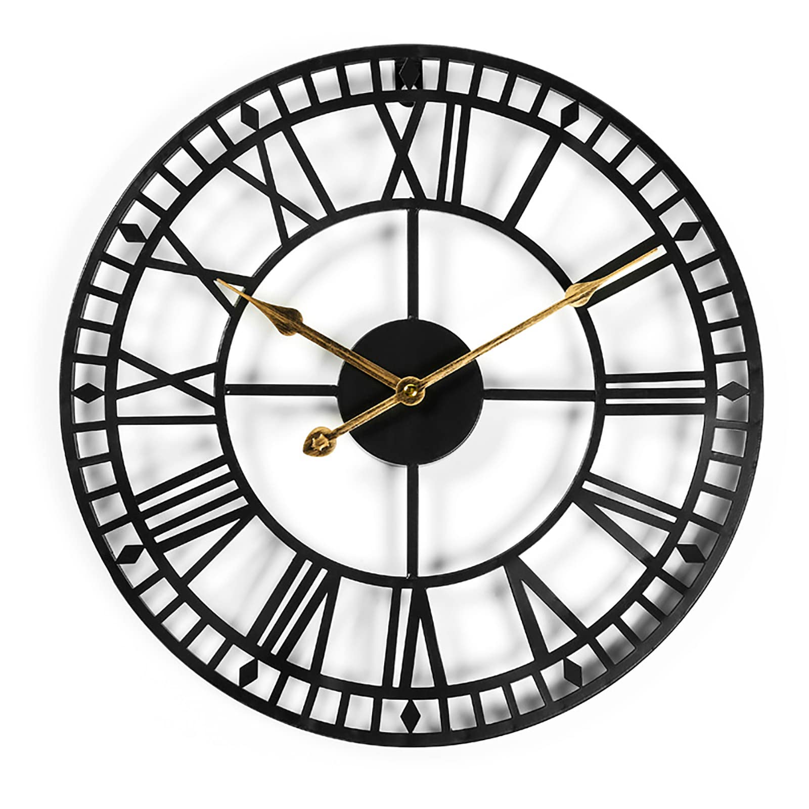 Horloge murale silencieuse sans bruit pour un salon calme