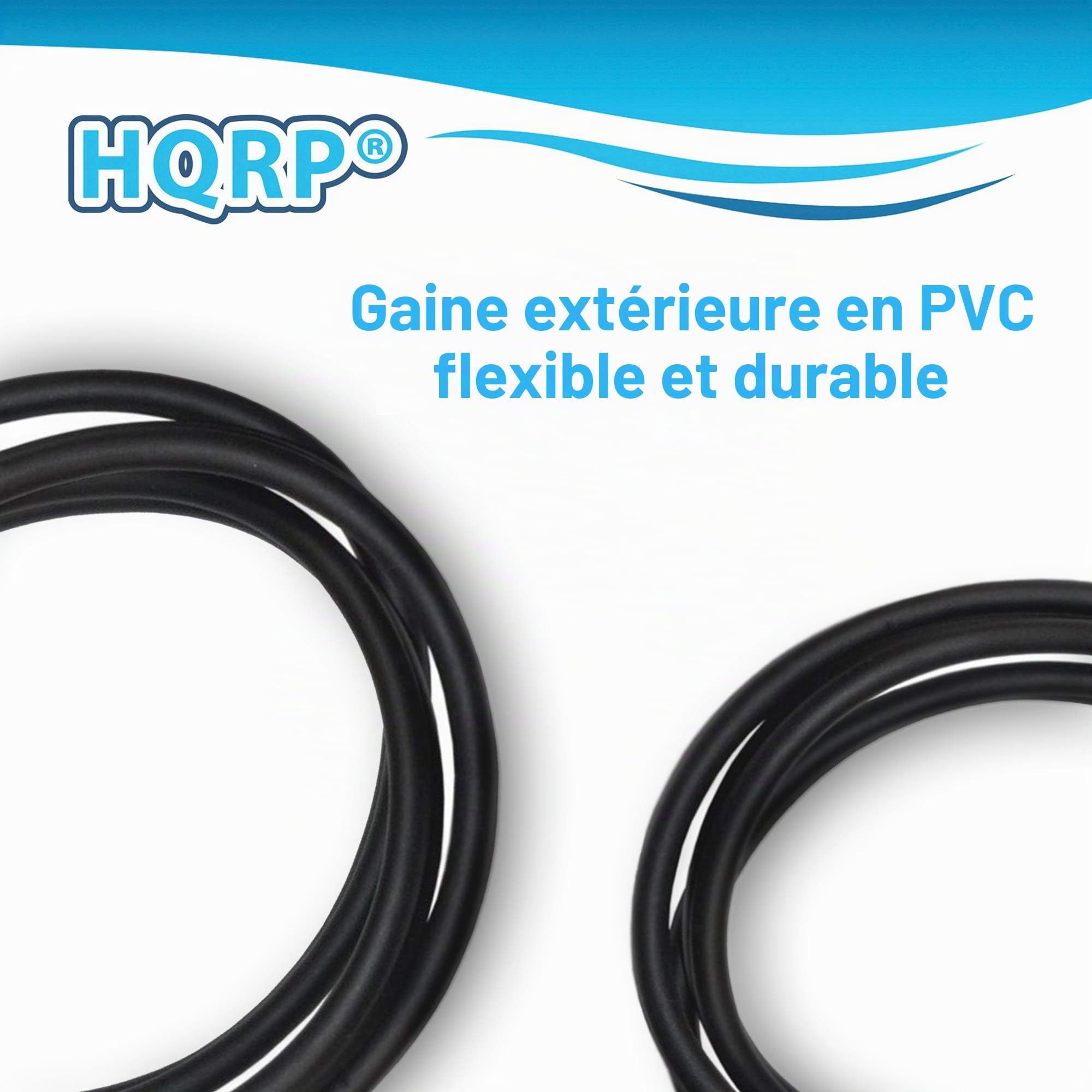 HQRP Câble d'entrée audio mâle à 9 broches vers connecteur 9 broches pour remplacement Bose 302580-1001 ; Bose Lifestyle 135 235 48 T10 V20 ; CineMate 130 ; SoundTouch 130 ; dessous de verre