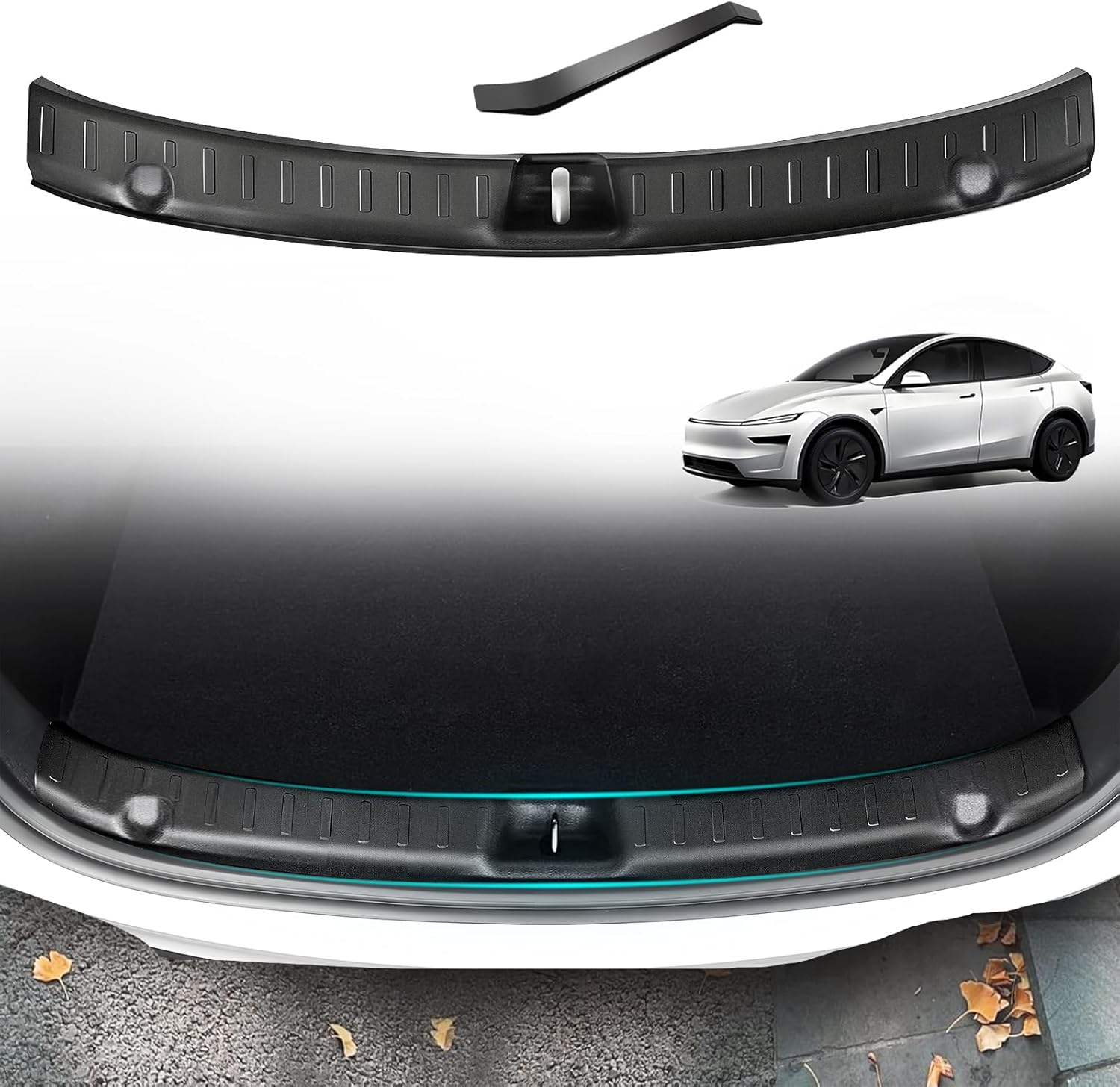 Rear Bumper Guard for 2025 2026 Tesla Model Y Juniper Rear Trunk Bumper Guard Sill Cover Protector for Tesla Model Y Juniper Accessories