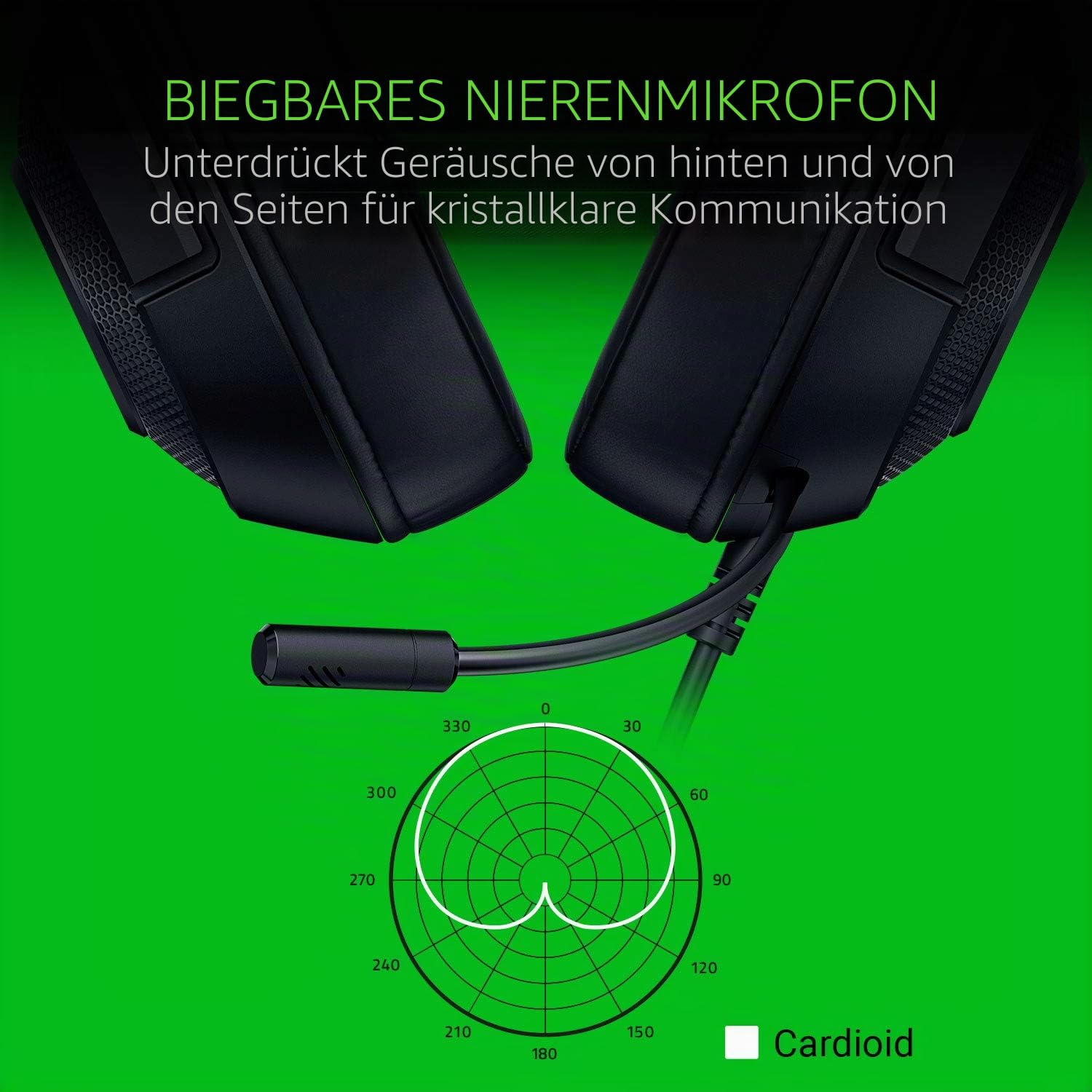 Razer Kraken X - Ultralight Gaming Headset (mit 7.1 Surround Sound, leichtem Rahmen, biegbarem Mikrophon - für PC, Xbox, PS4, Nintendo Switch) schwarz