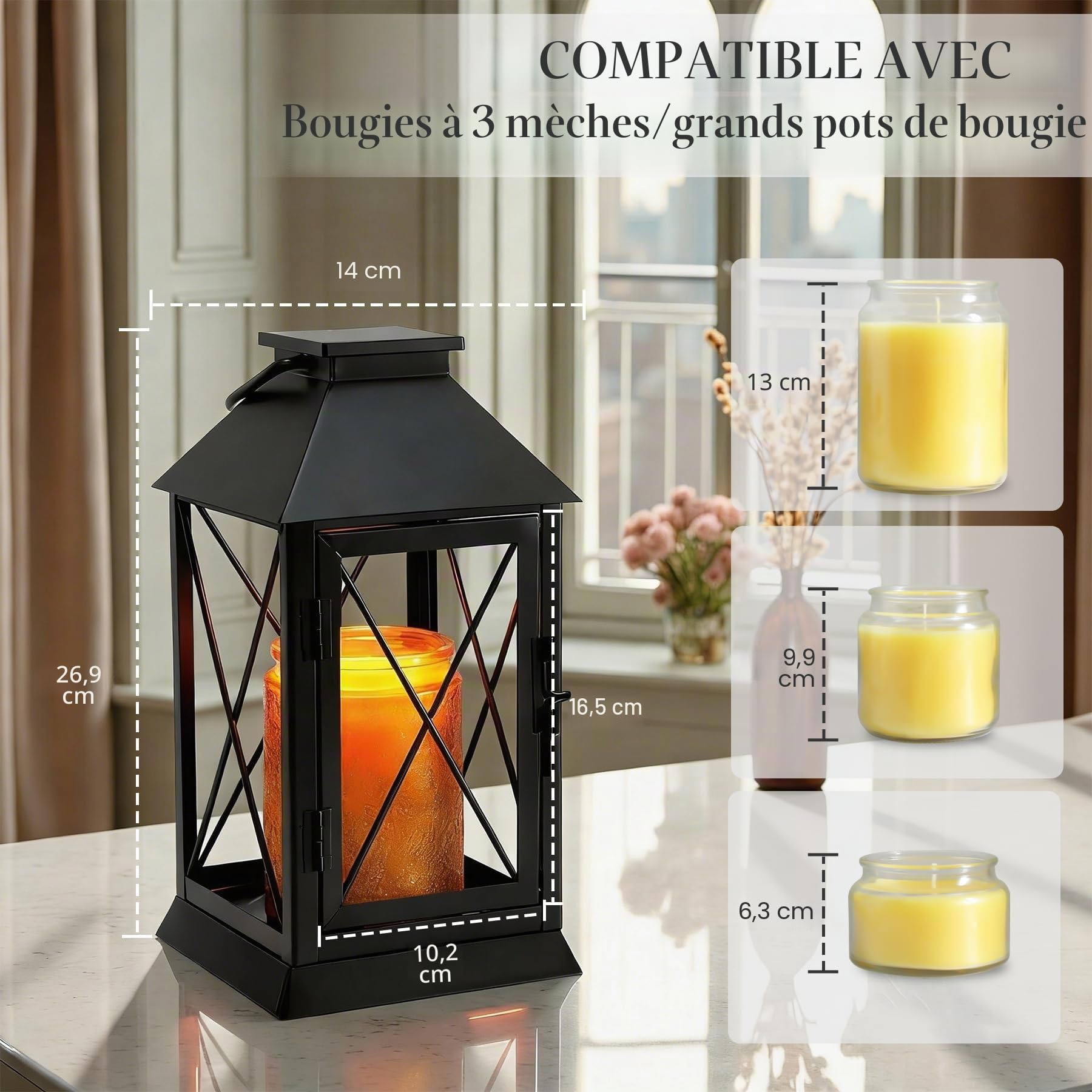 Candle Warmer Lamp, Lampe Chauffe Bougie Avec Timer, Lamp Chauffante Pour Les Bougies