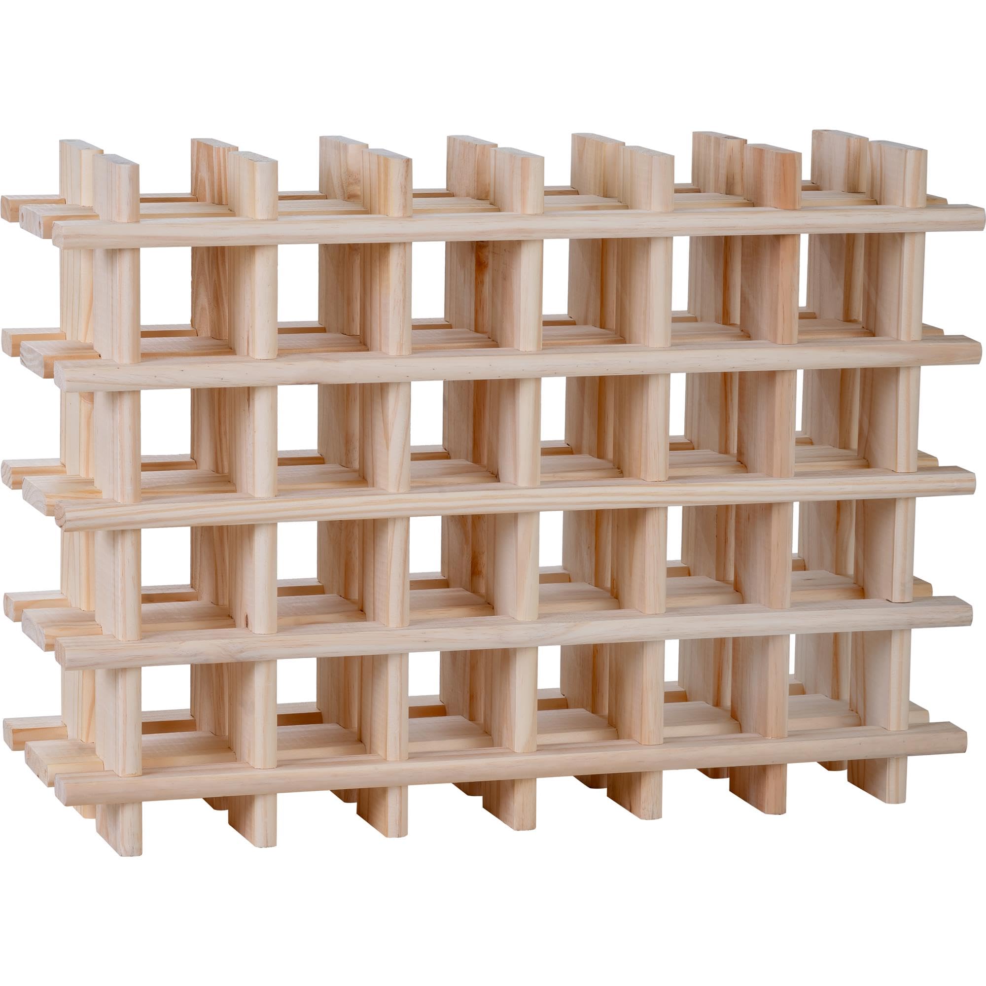 Botellero Modular para 24 Botellas en Madera 75,9x22x54,5cm