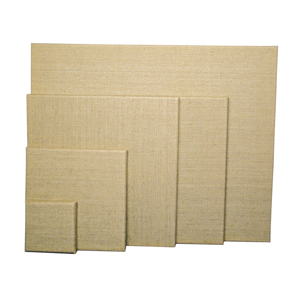 Rayher 6173600 Telaio, 100% lino, 330 g/m², spessore 18 mm, 40 x 50 x 1,7 cm