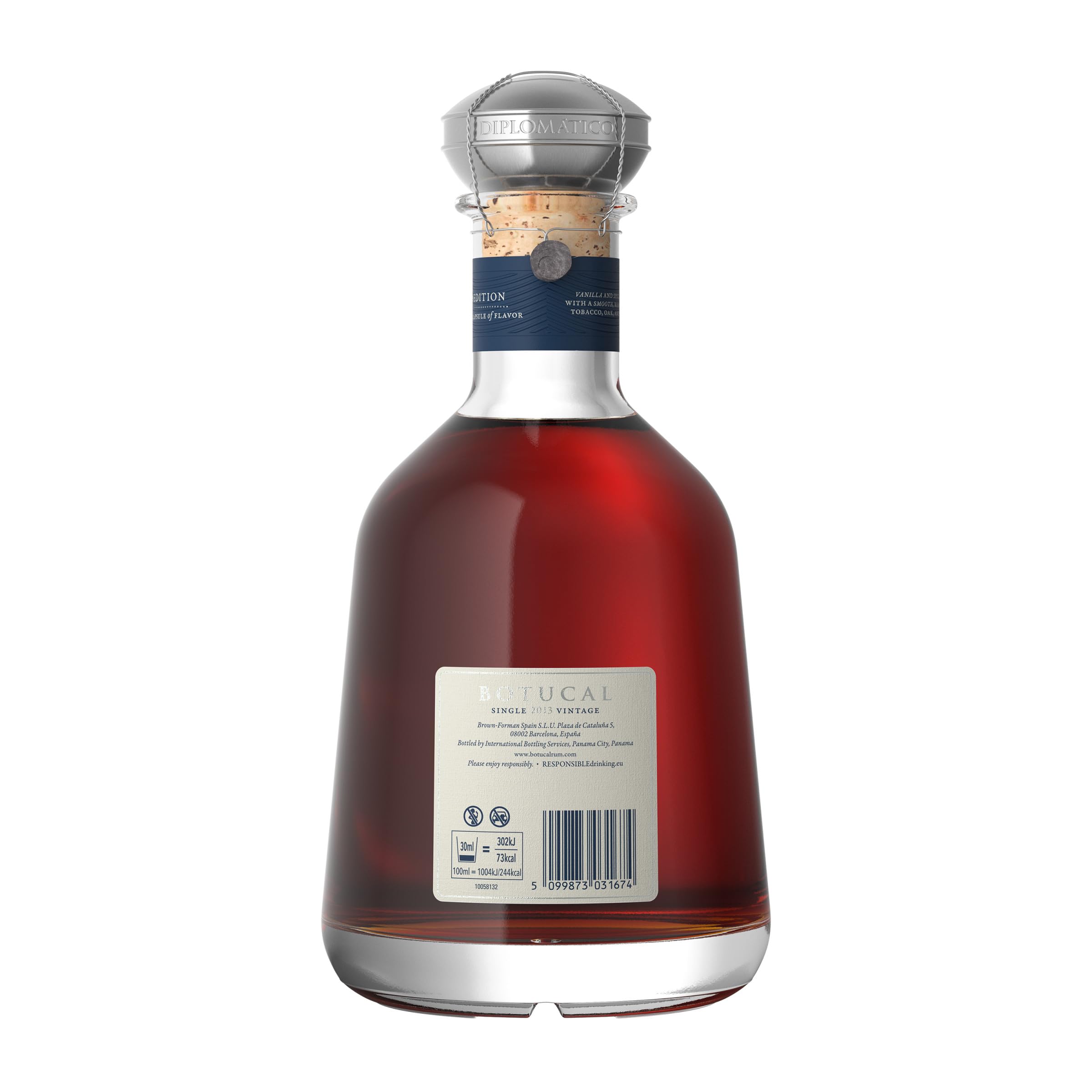 Botucal Single Vintage 2013 Rum 0,7 l - 43% Vol. | Premium Jahrgangsrum mit Vanille, Gewürzen & Eiche; ideal pur; starkes Geschenk für Sammler & besondere Anlässe