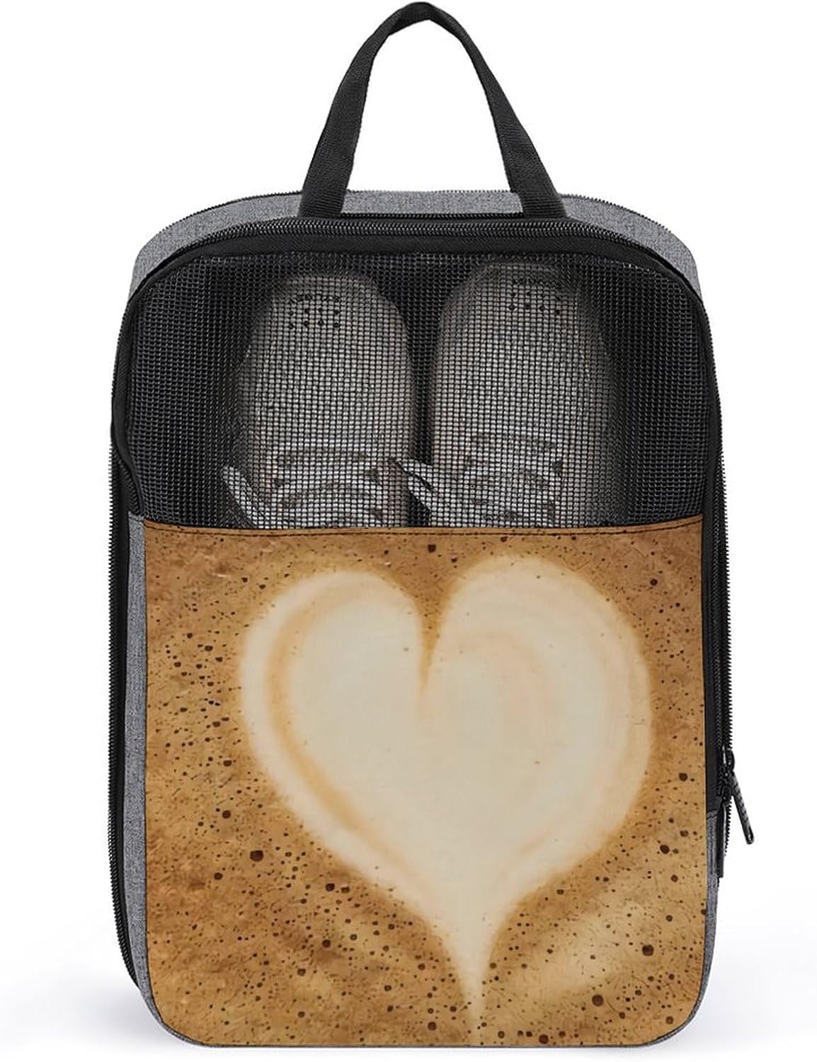 Coffee Travel Shoe Bag with Small Size Large Capacity Convenient to Carry