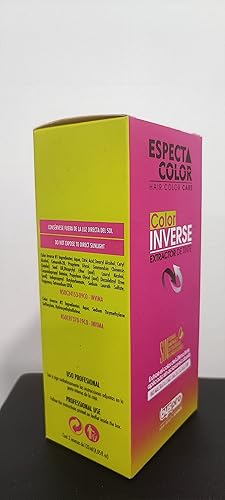 Miniatura 3 de BysPro Color Inverse Espectacolor - Botellas de 2 pasos para el cuidado del color del cabello, BYS Pro Extractor de Tinte 2 Pasos
