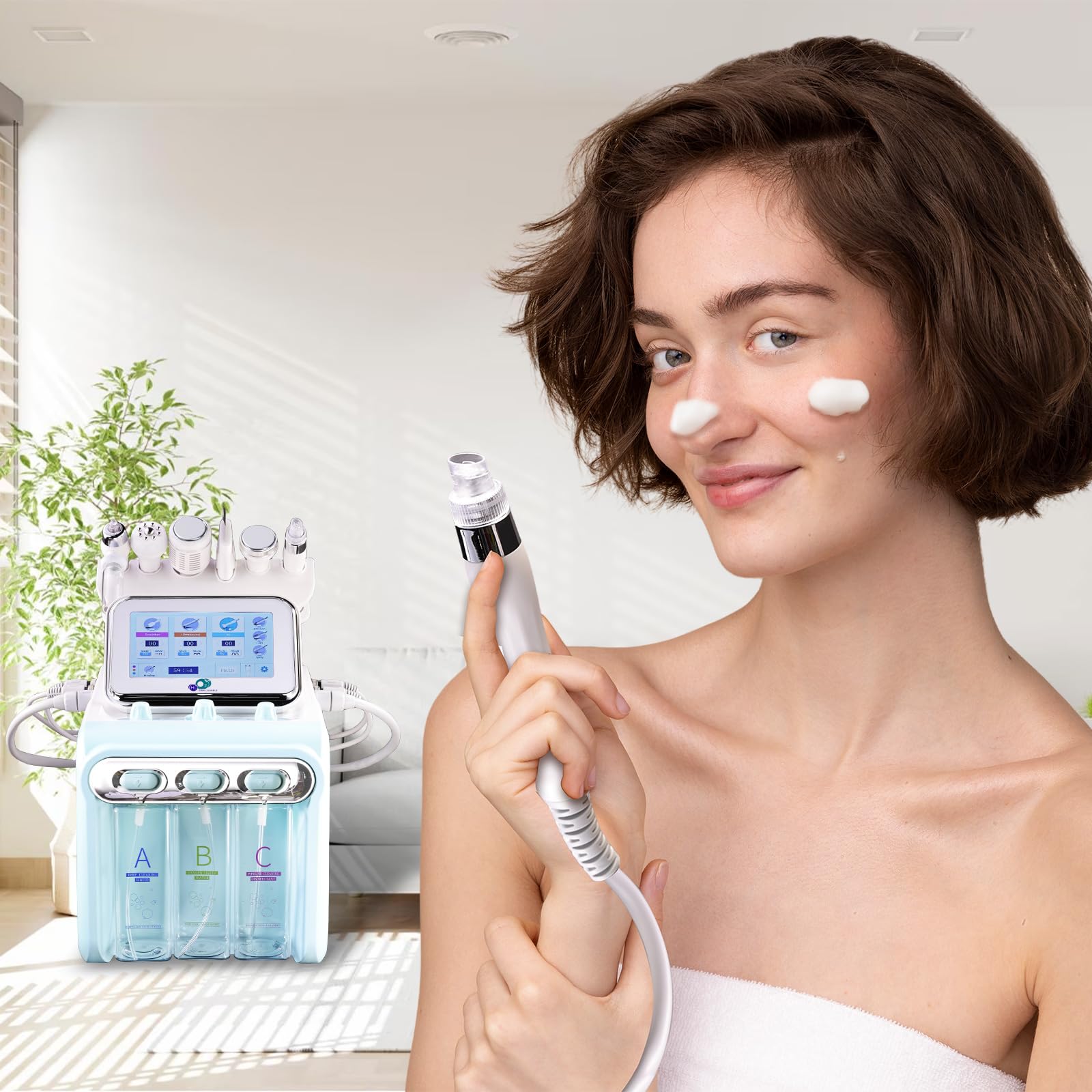 Amazon.com: Hydrogen Oxygen Facial Care Machine Professional 6 in