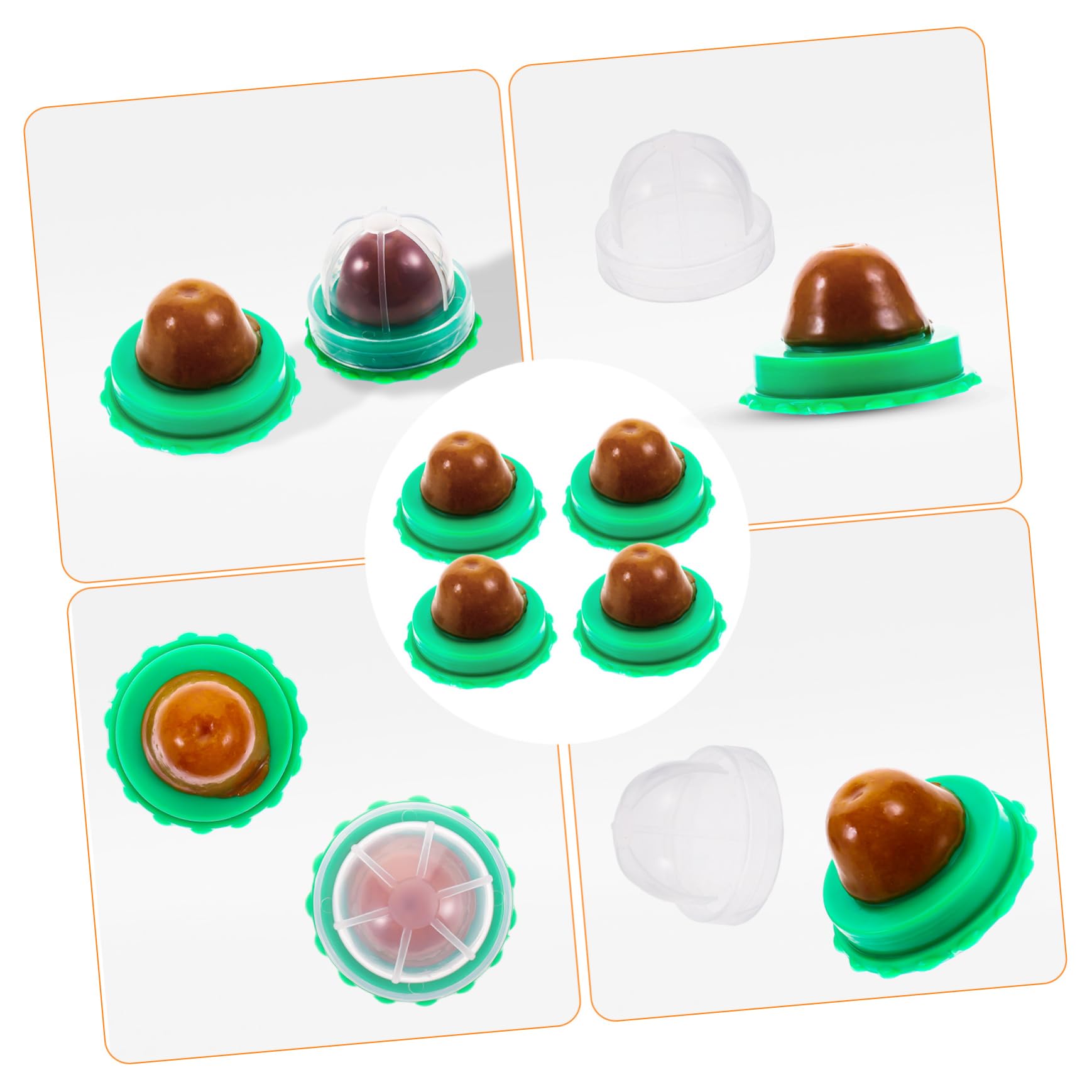 UPKOCH Friandise à Lécher pour Chat au Catnip, 8 Pièces, Vert | Pudding Vitaminé, Format Bâtonnet, pour Chatons et Chats, Facile à Ranger Emporter