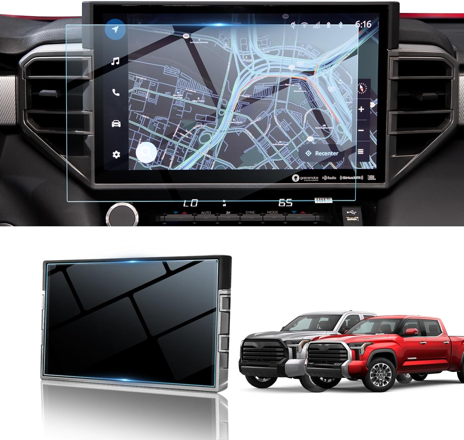 BIBIBO for 2024 2025 Toyota Tundra Screen Protector 2022