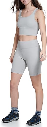 BASS OUTDOOR Pantalones cortos de mujer para ciclismo, correr o entrenamientos diarios