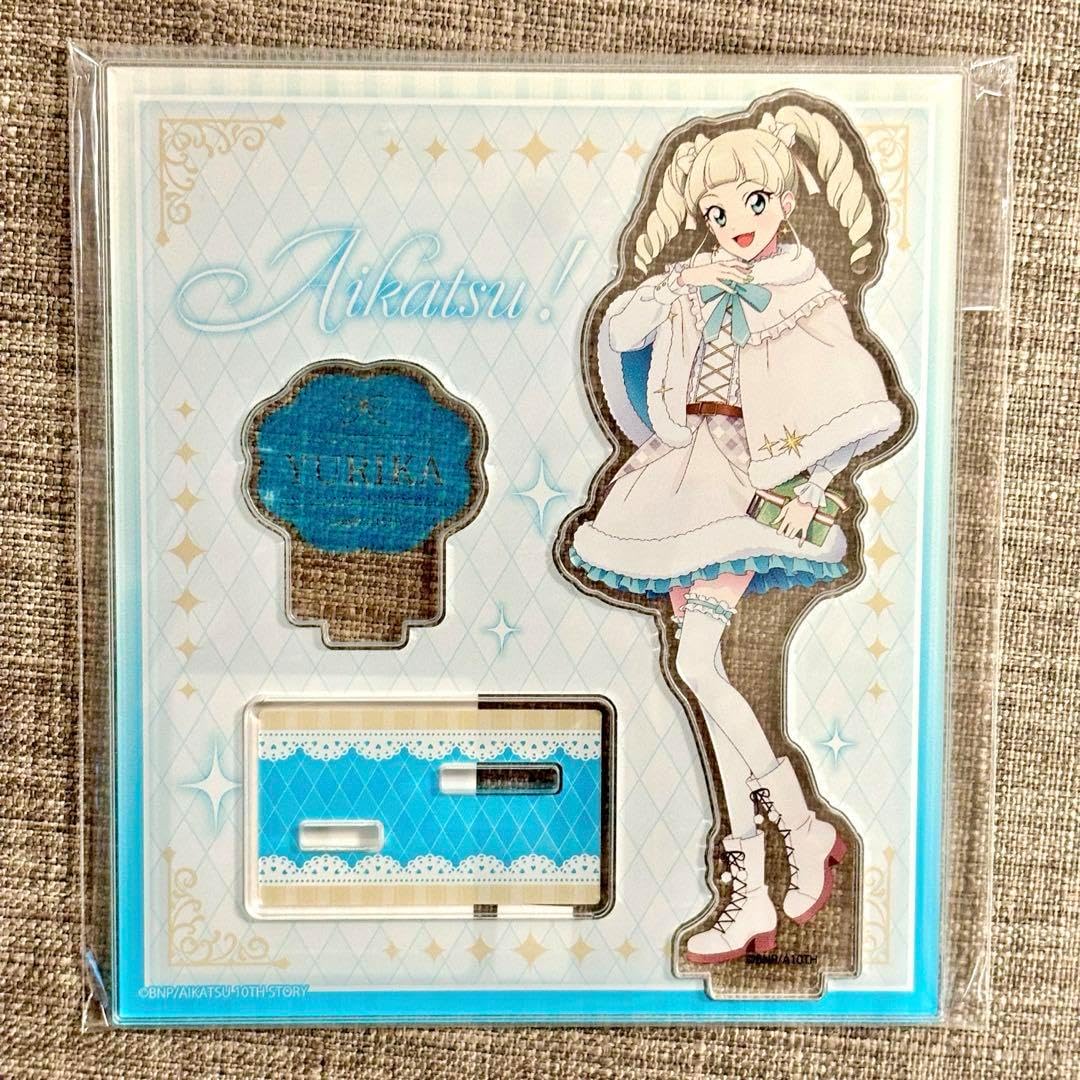 アイカツ ユリカ アクリルスタンド ラバーストラップ 色紙 12点セット アイカツ ユリカ アクリルスタンド ラバーストラップ 色紙 12点