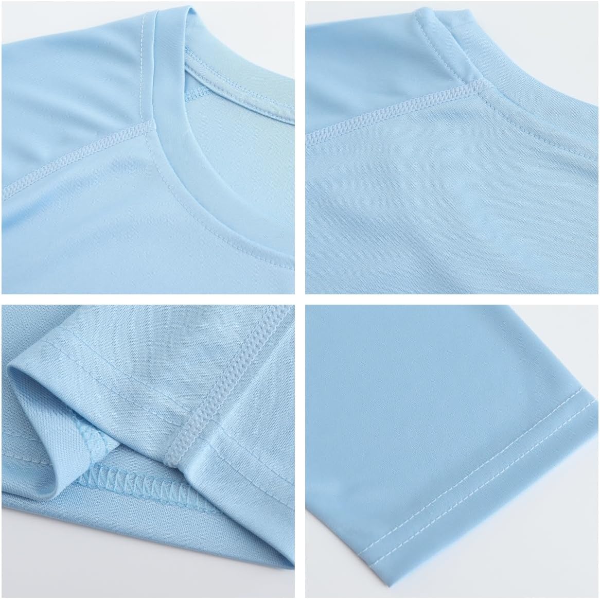 Mens Short Sleeve Quick Dry Sports Shirt Moisture Wicking Tee Shirts Athletic Workout T-Shirt - Image 6